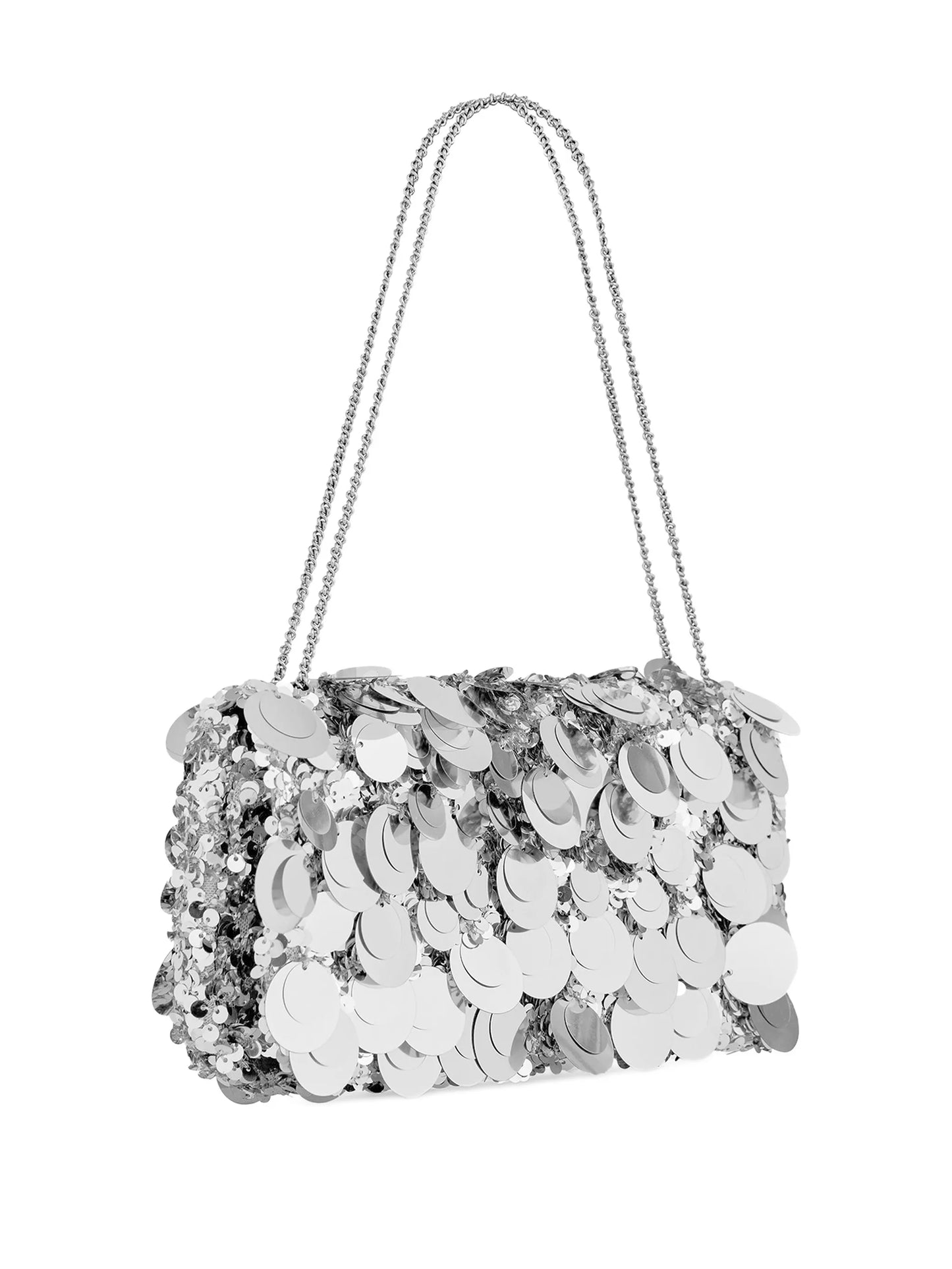 sequin-embellished clutch bag