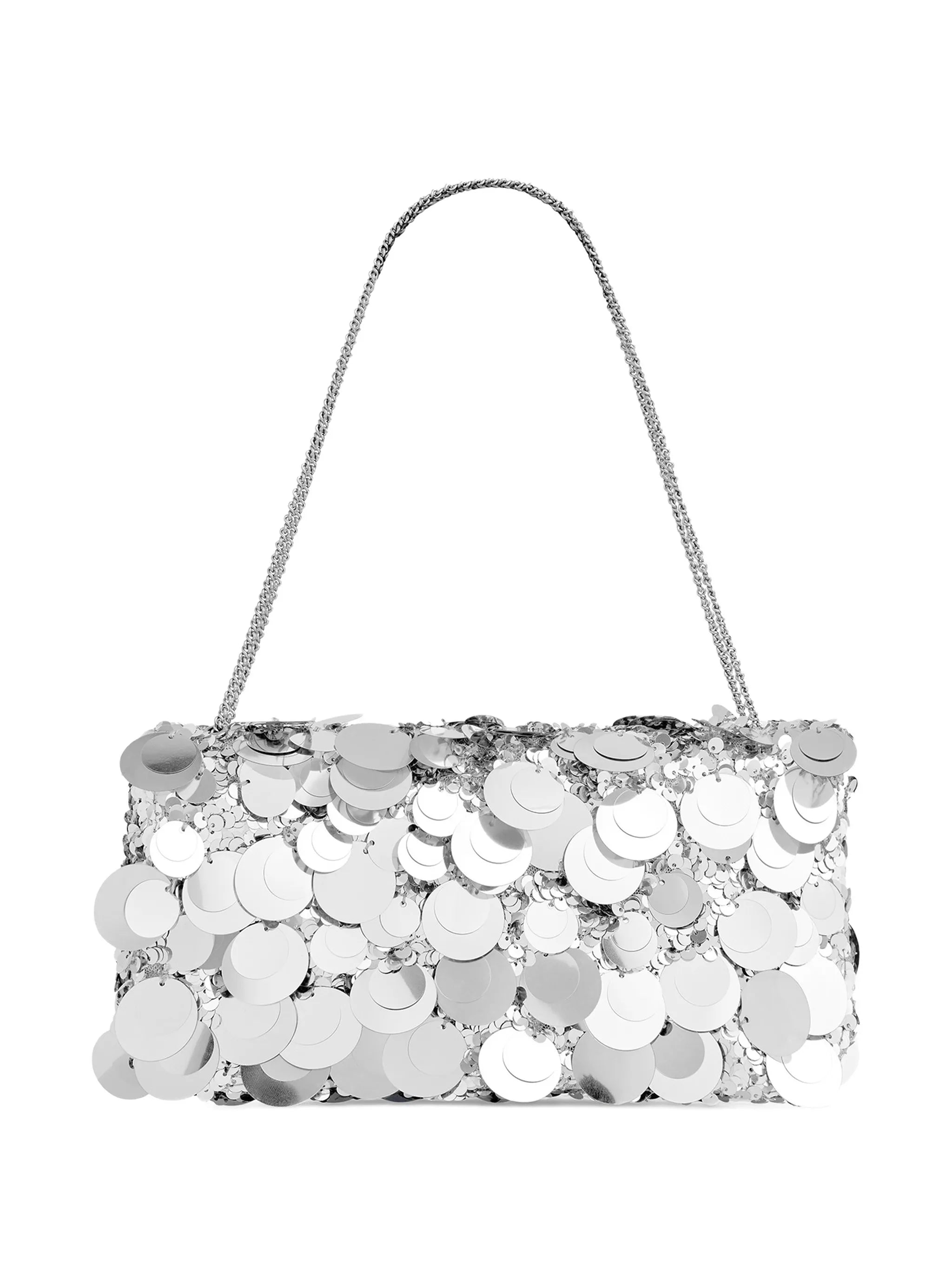 sequin-embellished clutch bag