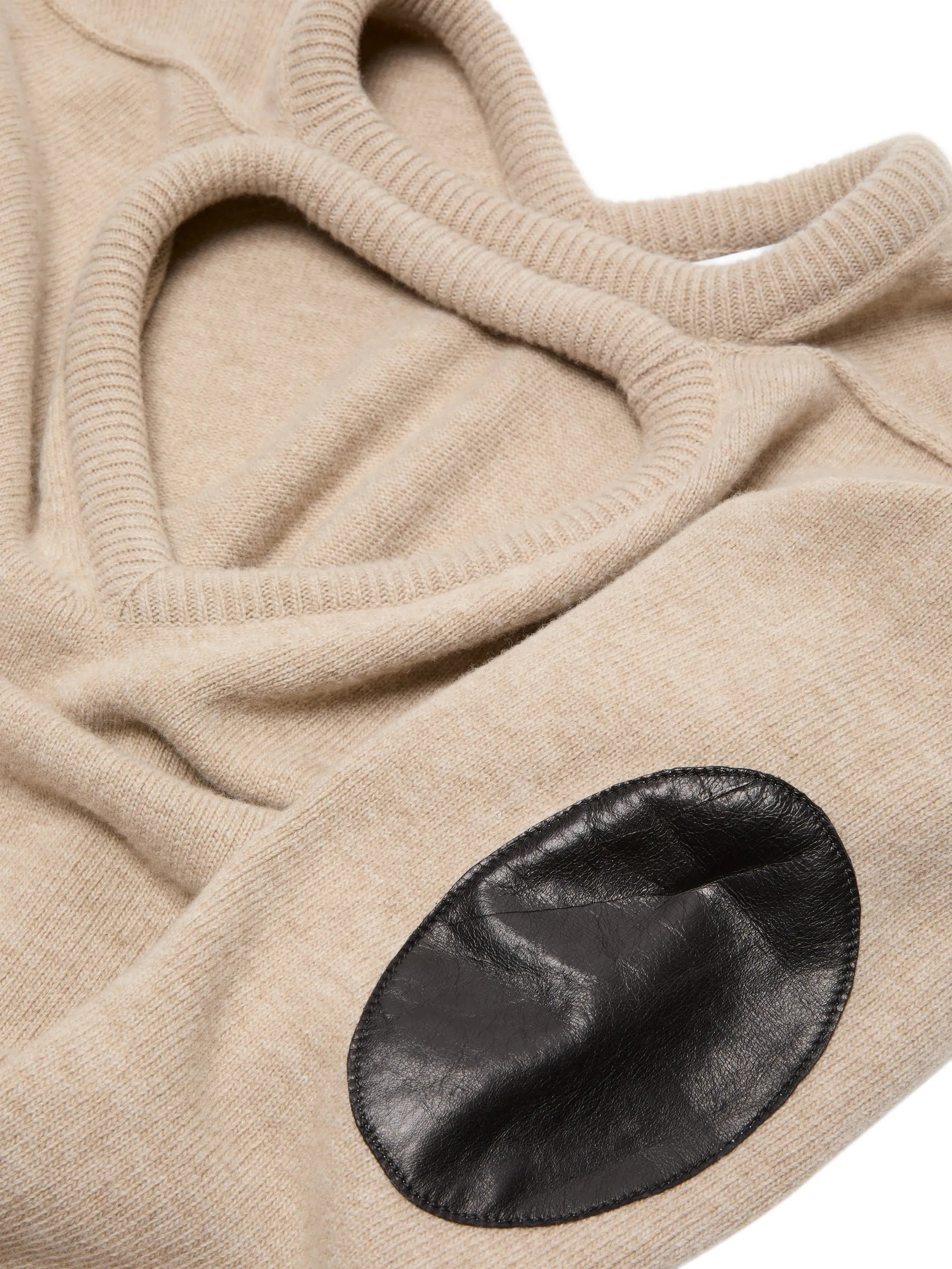 wool sweater with cut-out