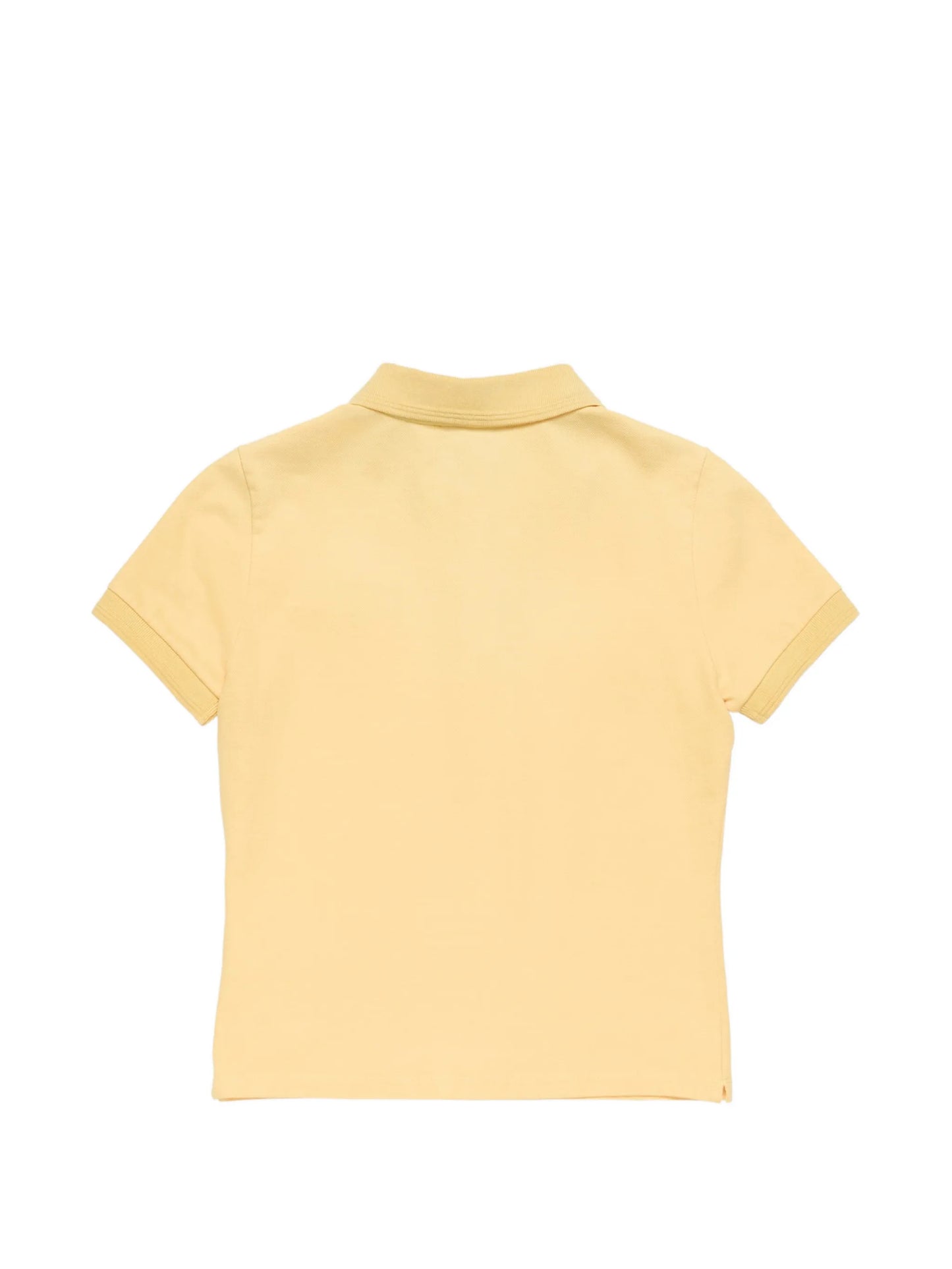 buttoned logo polo shirt