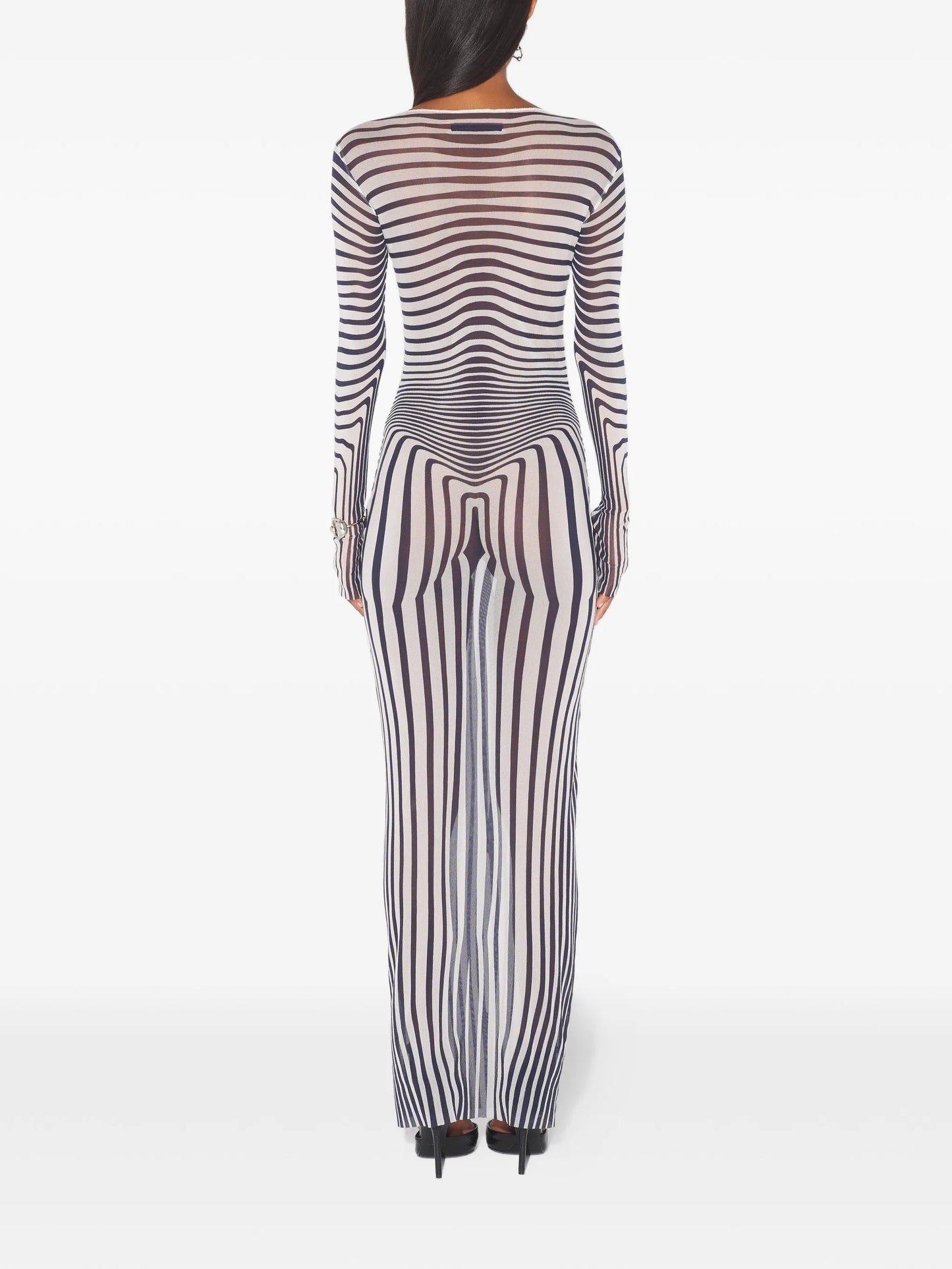 The Body Morphing long-sleeves maxi dress