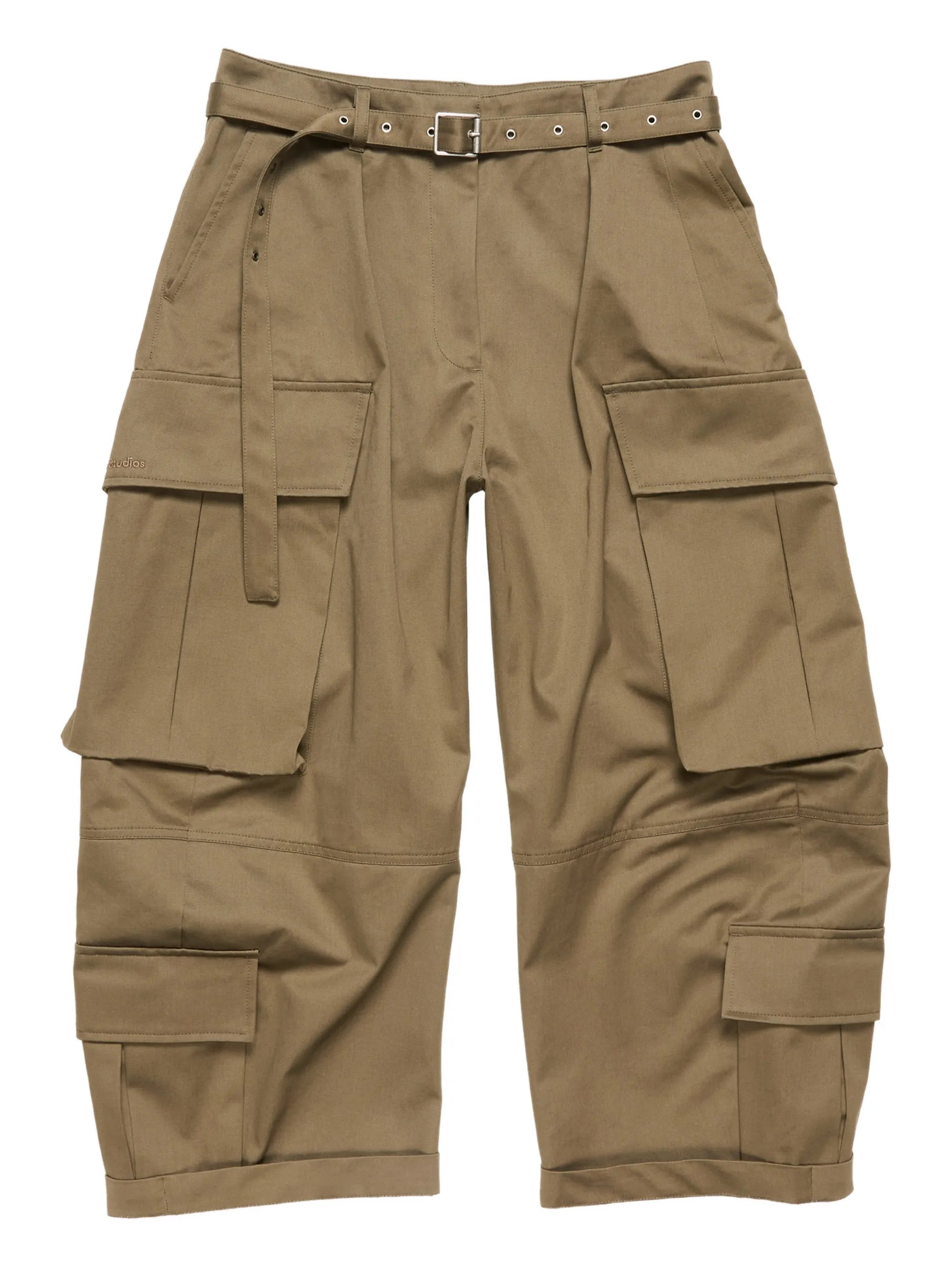 belted cargo pants