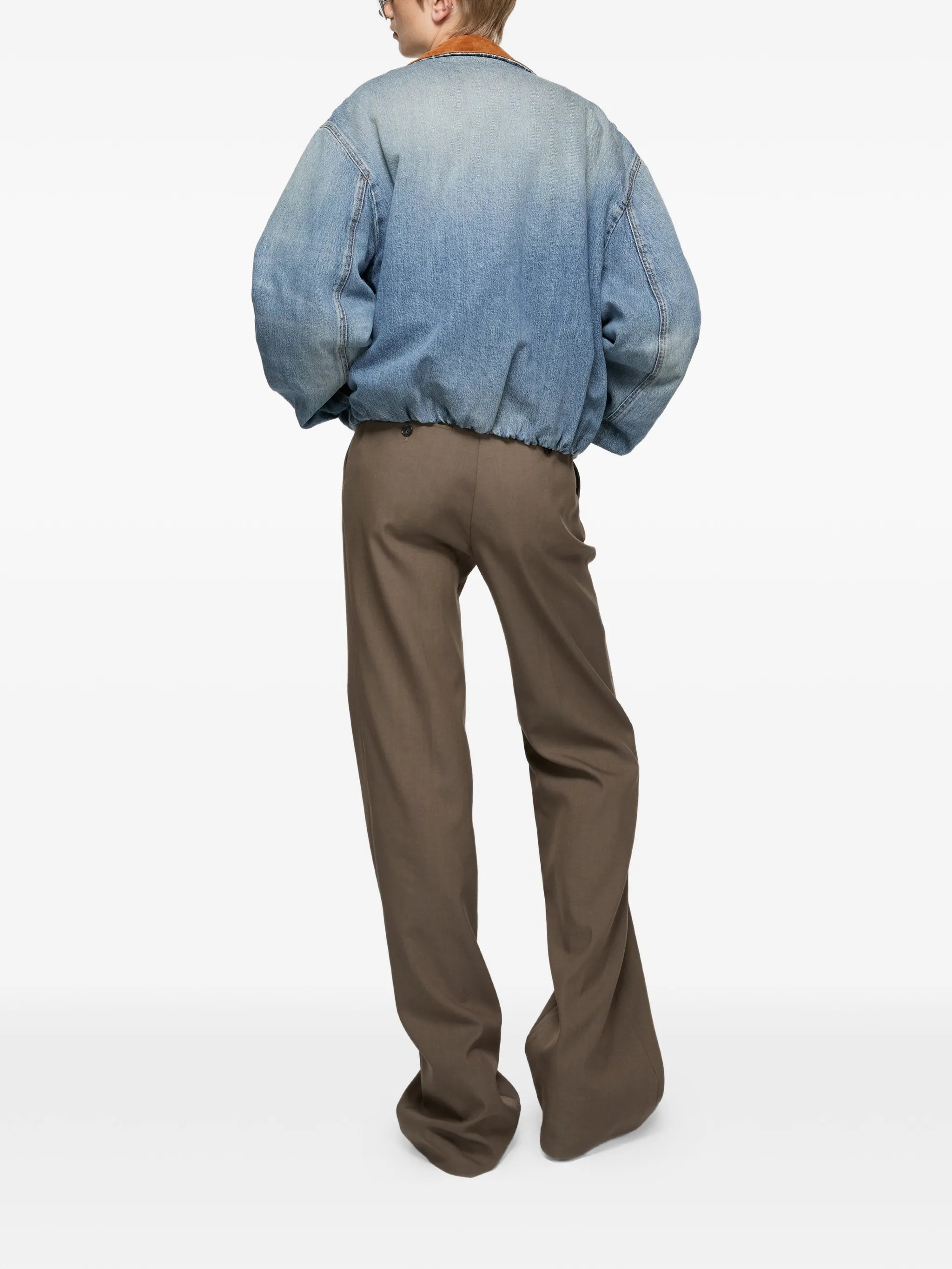 logo-patch bomber jacket