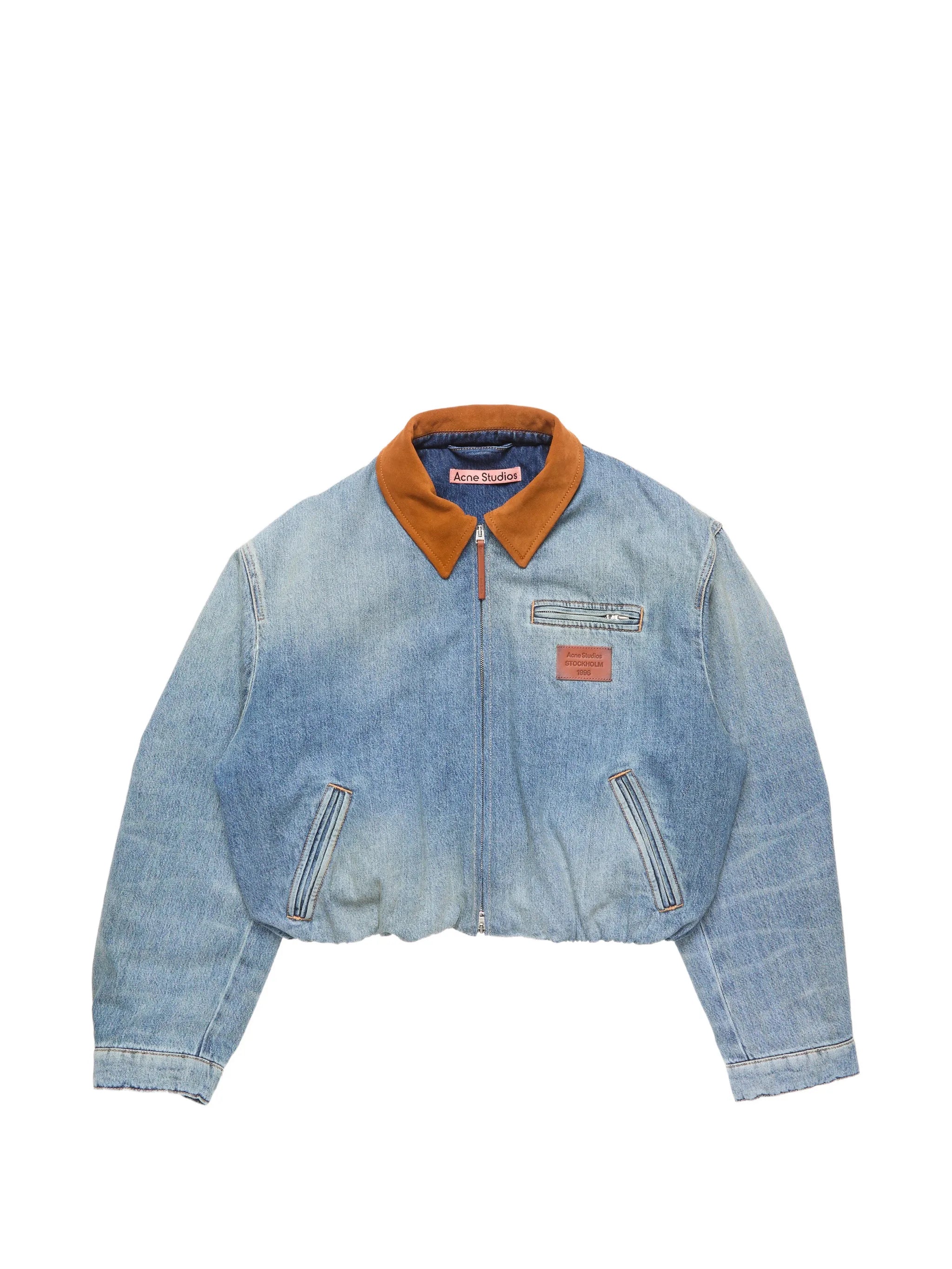 denim bomber jacket