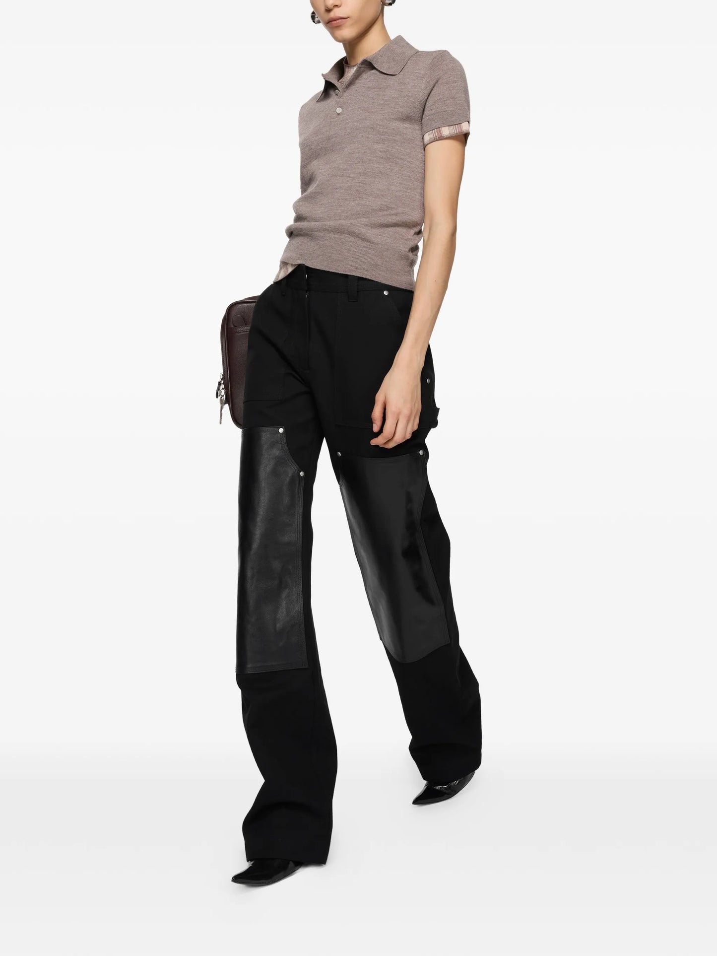leather-patch trousers