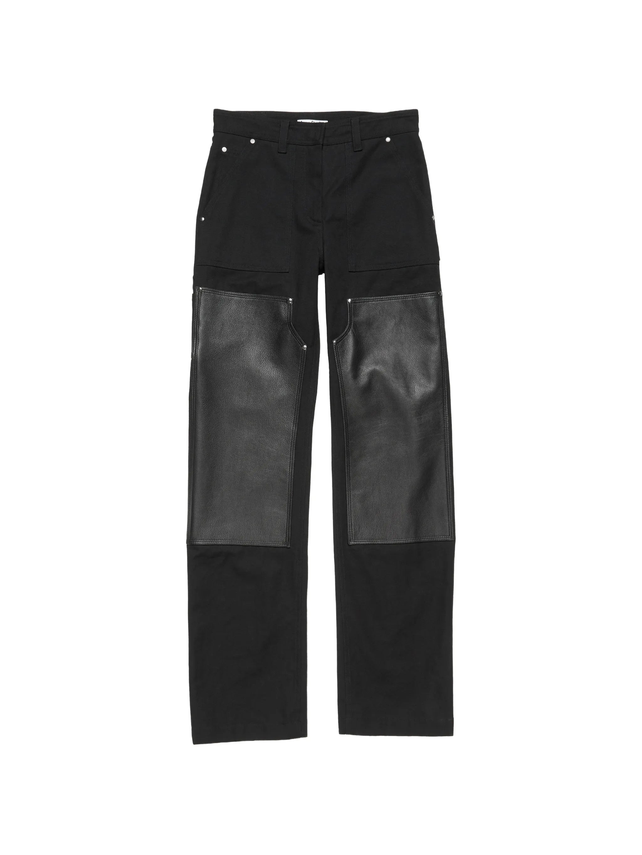 leather-patch trousers