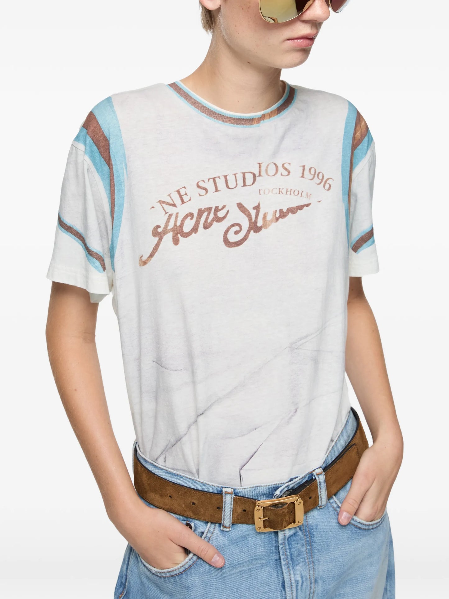 logo-print T-shirt