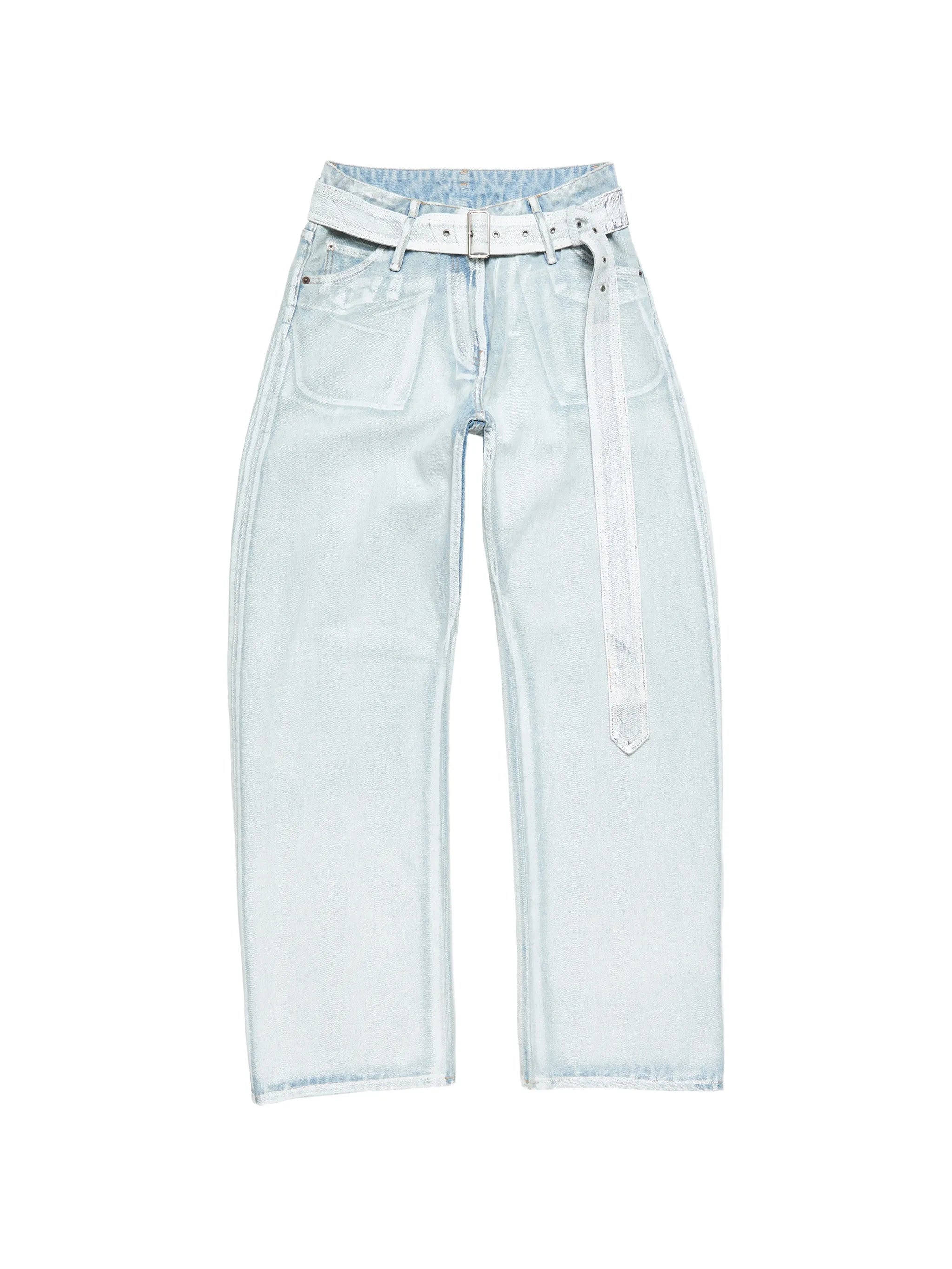 jeans with belt