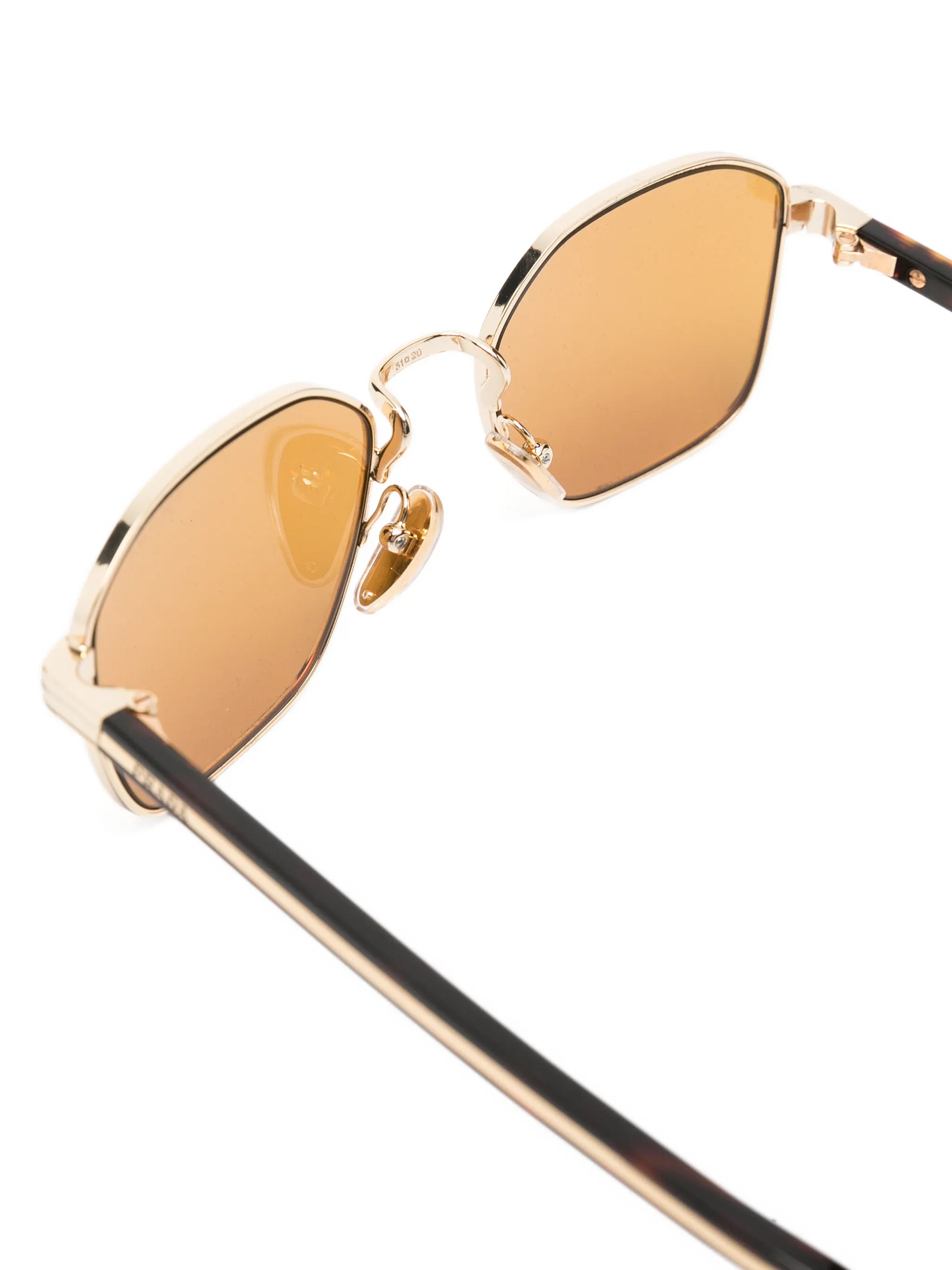 geometric-frame sunglasses
