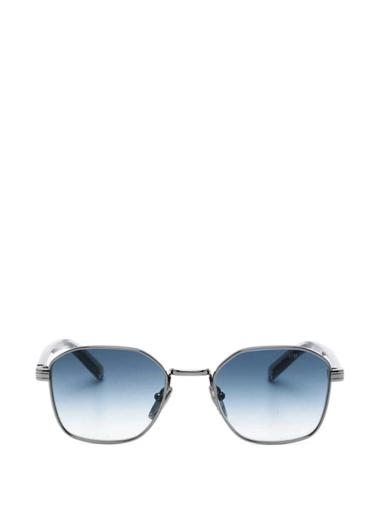 geometric-frame sunglasses