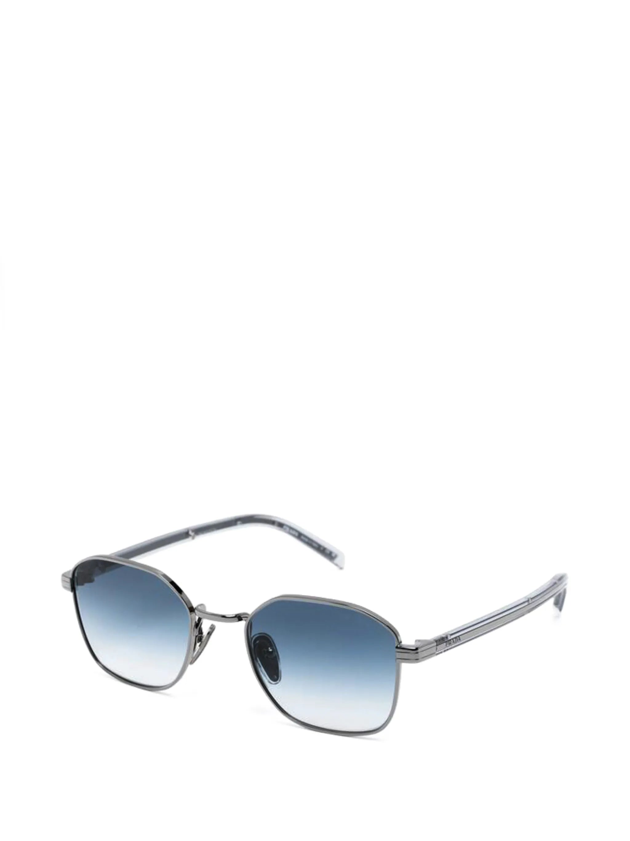 geometric-frame sunglasses