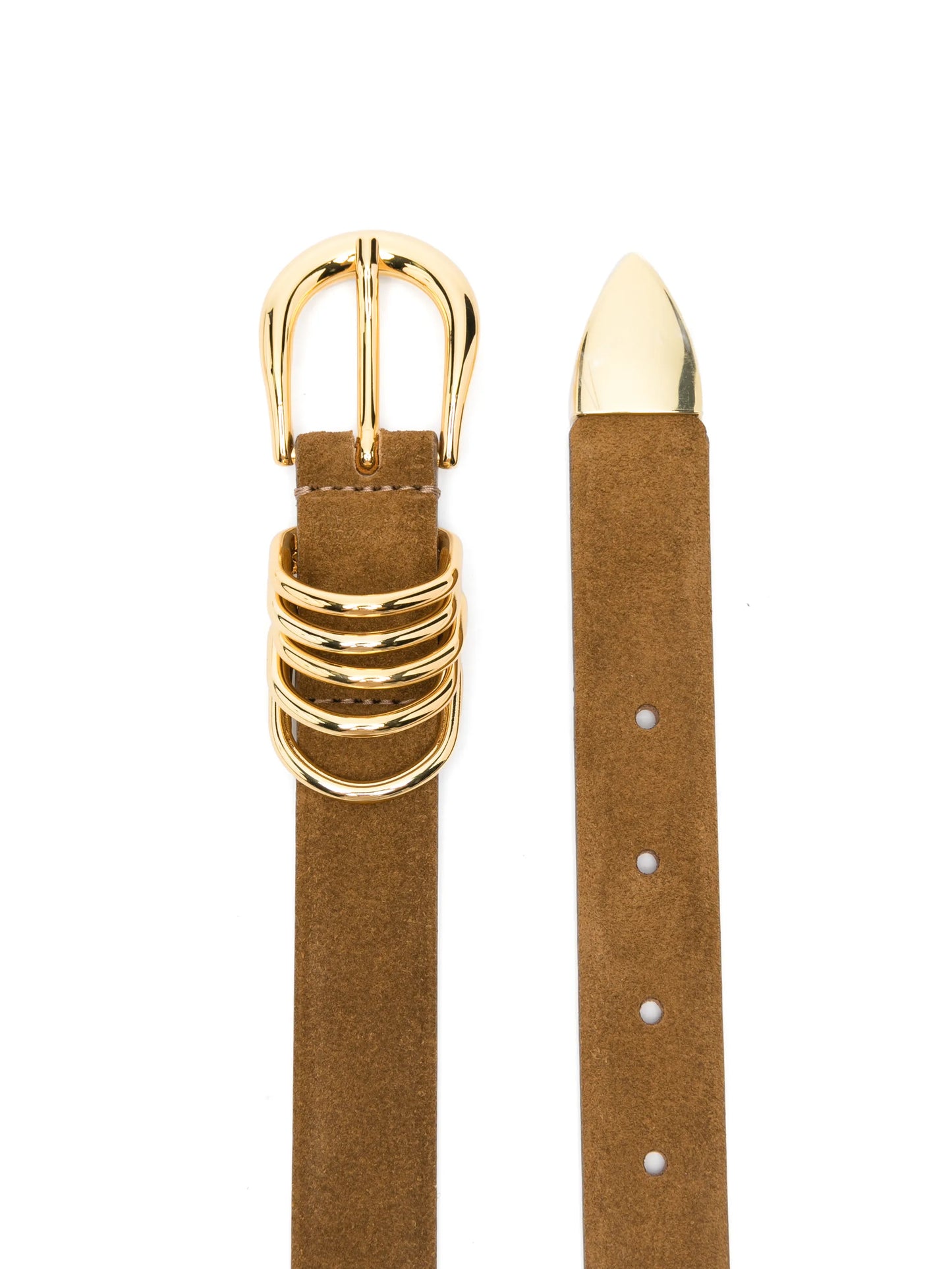 Hollyhock suede belt