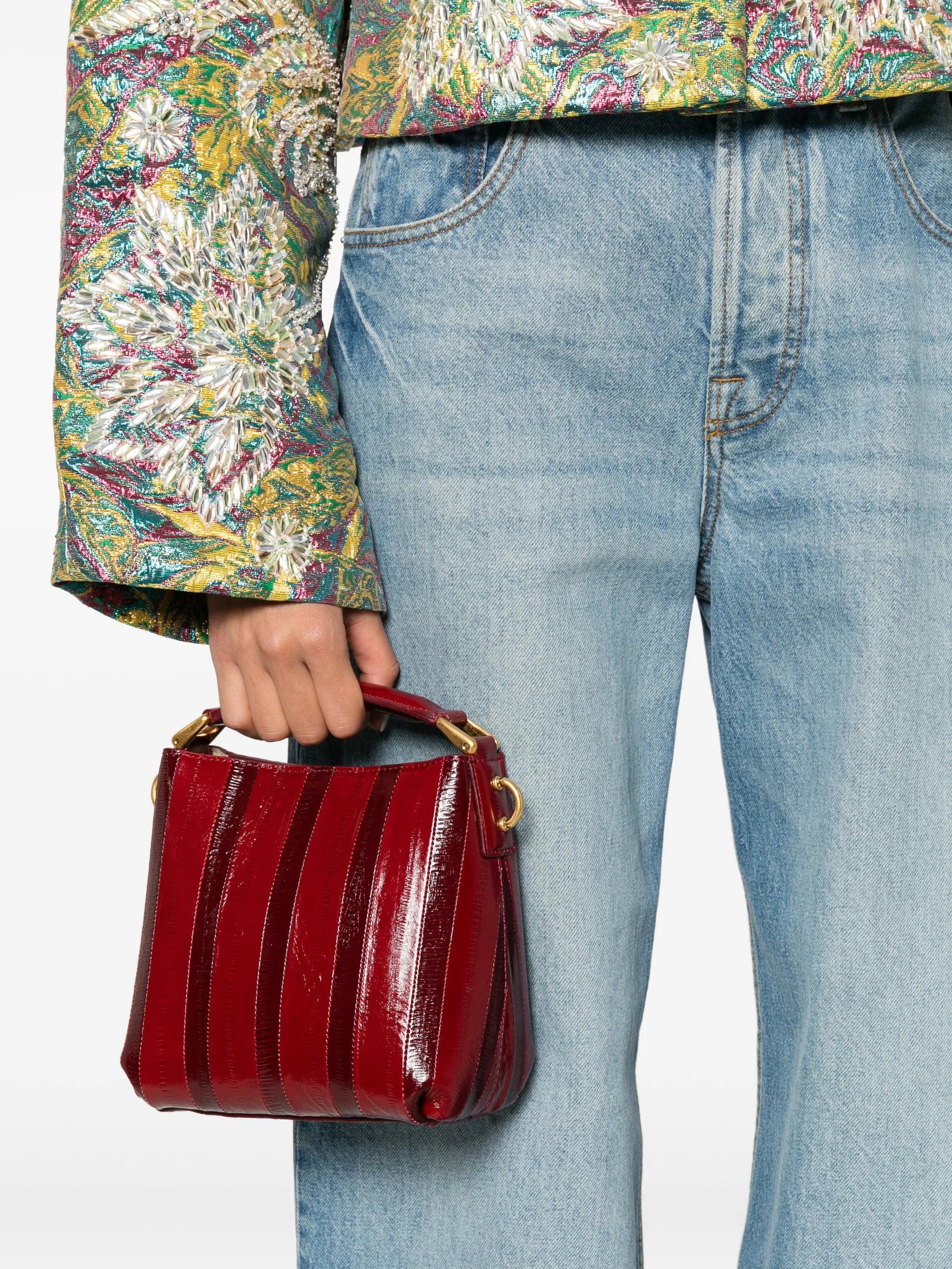top-handle tote bag