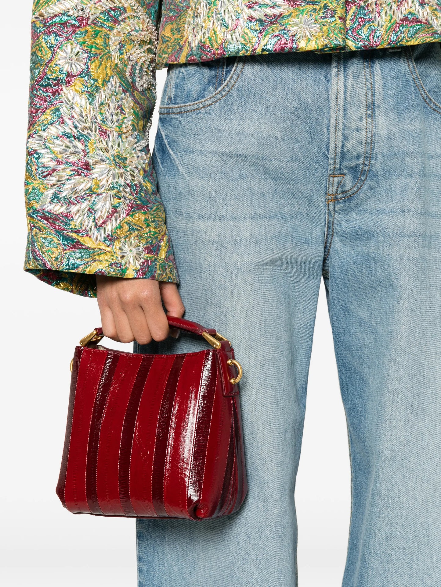 top-handle tote bag