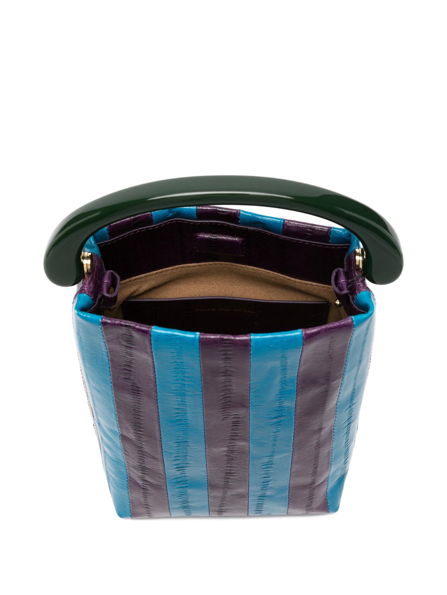 leather top-handle tote bag
