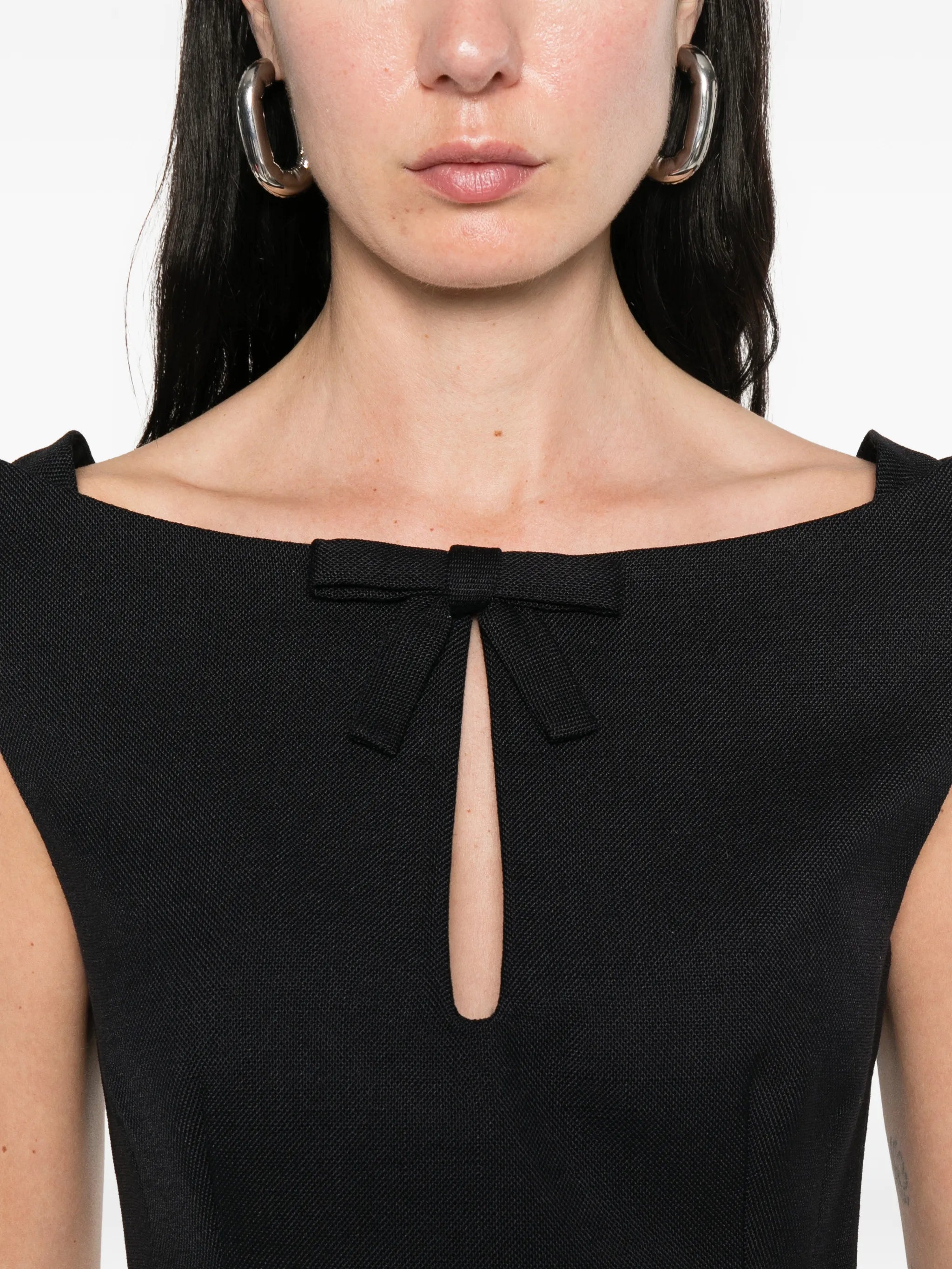 bow-embellishment blouse