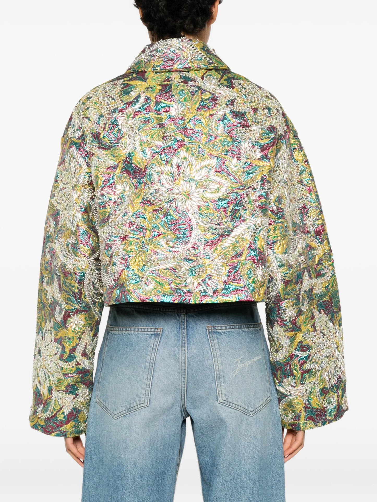 Vondero bead-embellished jacquard jacket