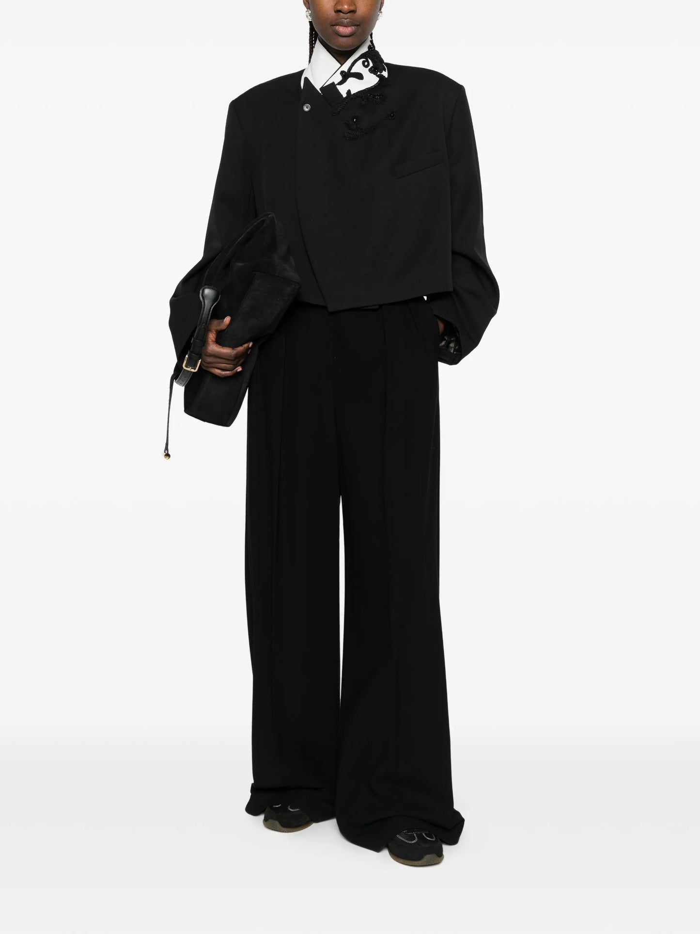 paisley-embroidered jacket