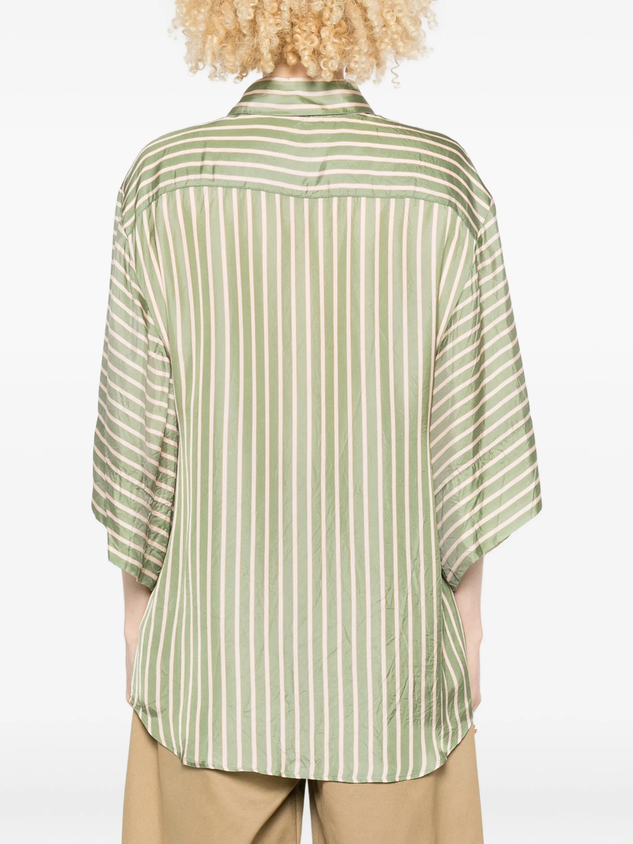 short sleeve cupro shirt