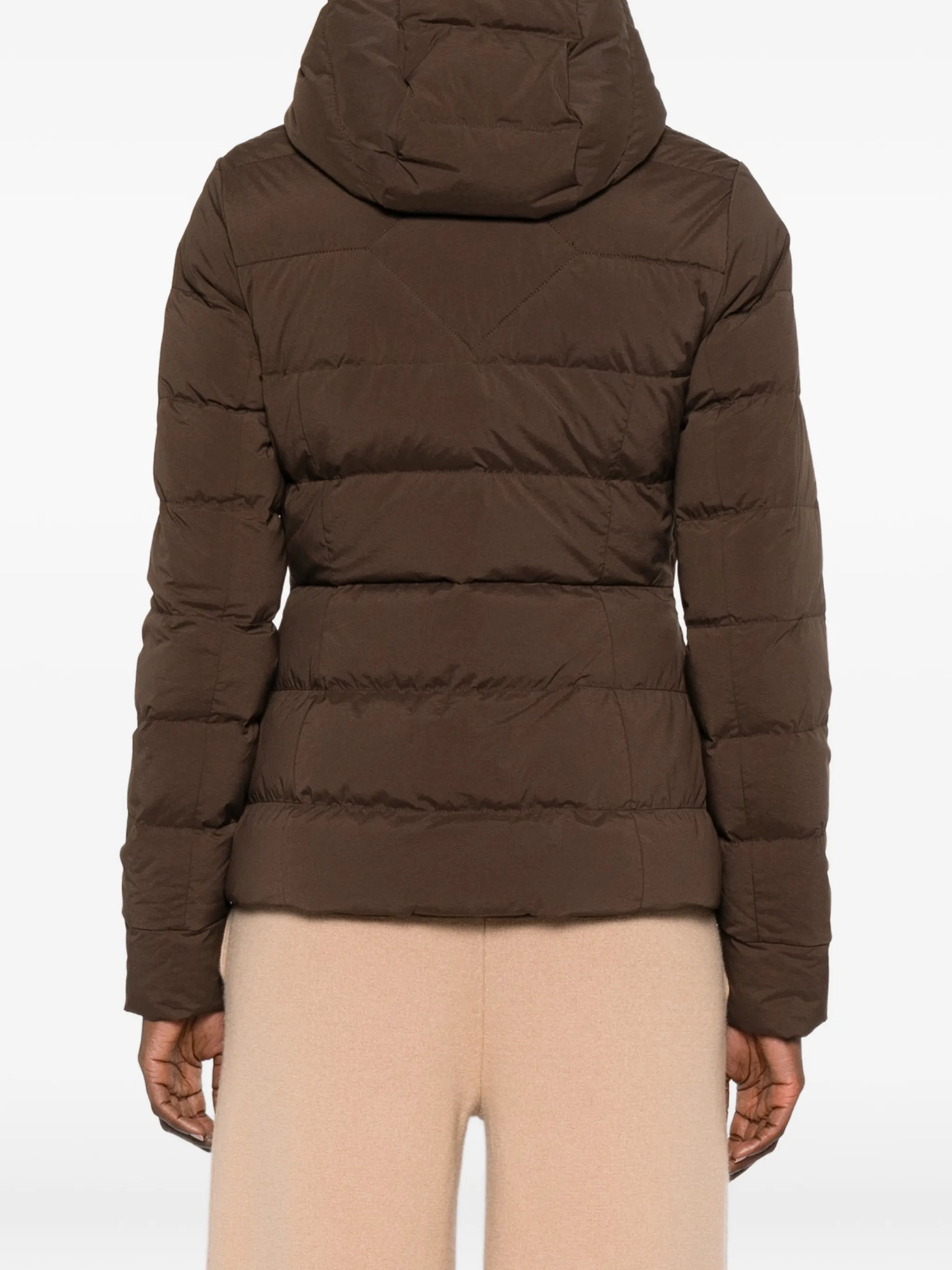Clair padded hooded jacket