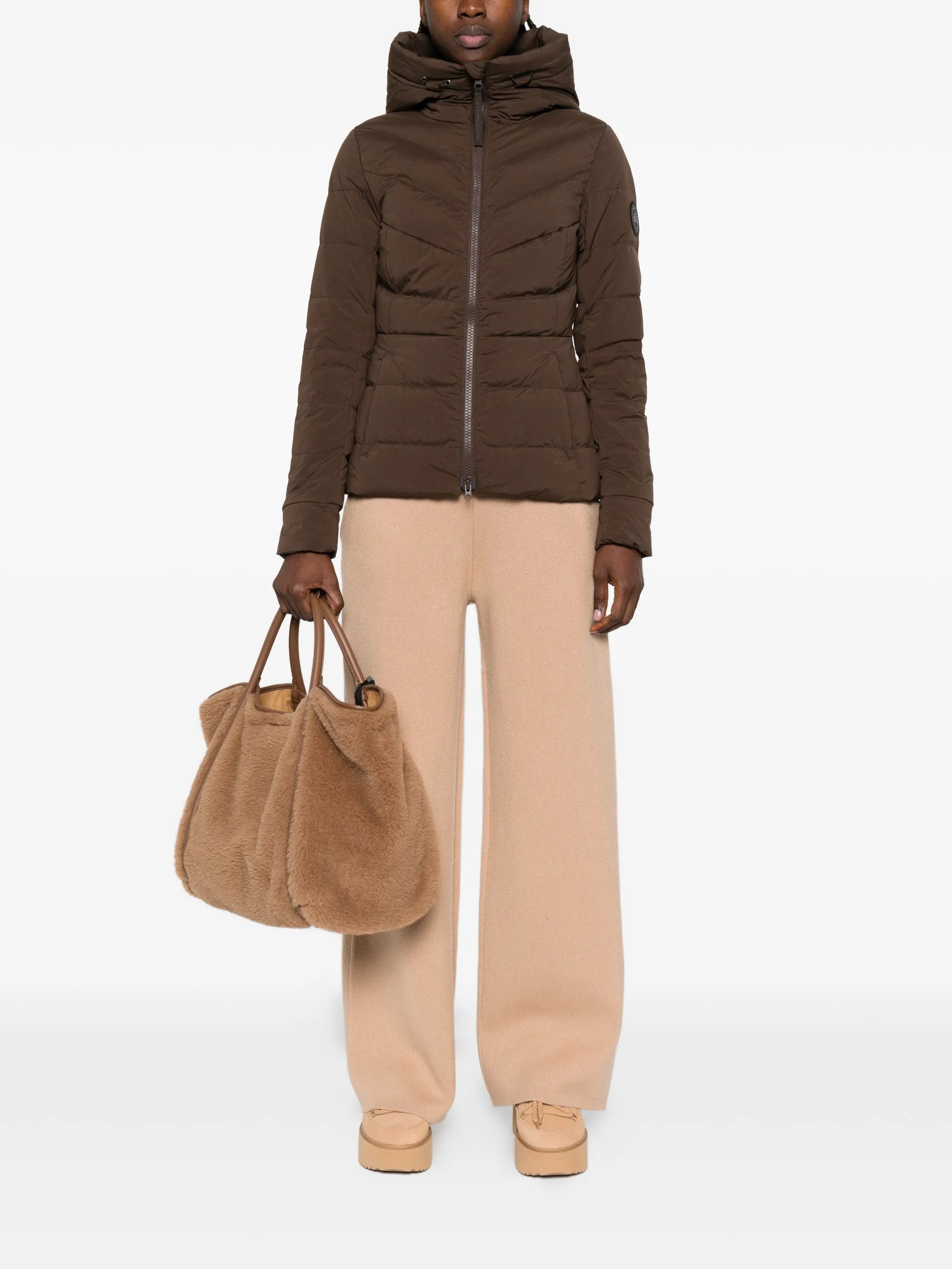 Clair padded hooded jacket