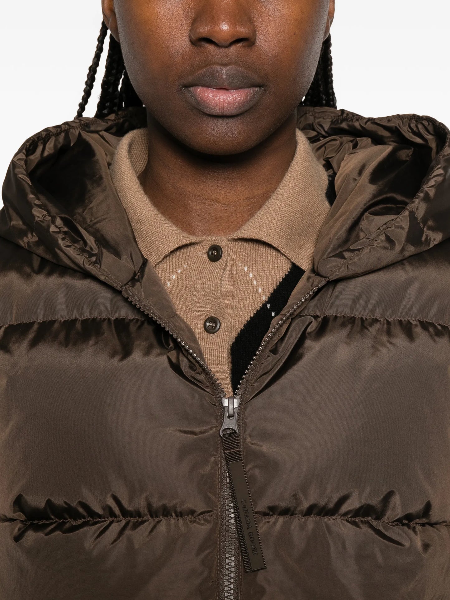 HyBridge quilted hooded jacket