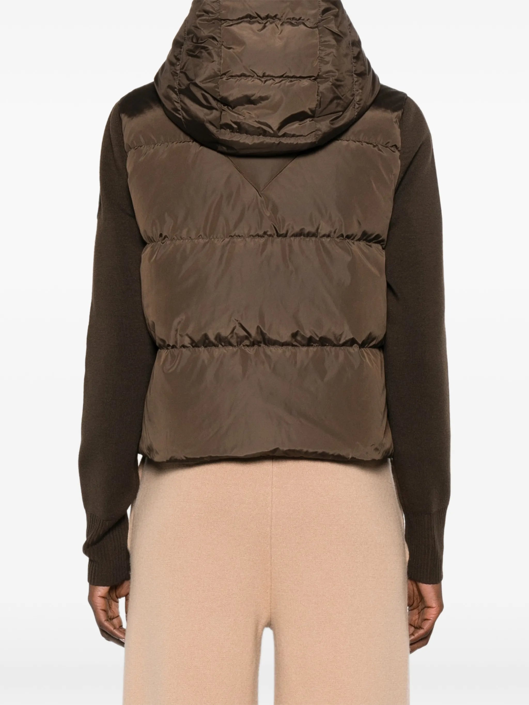 HyBridge quilted hooded jacket