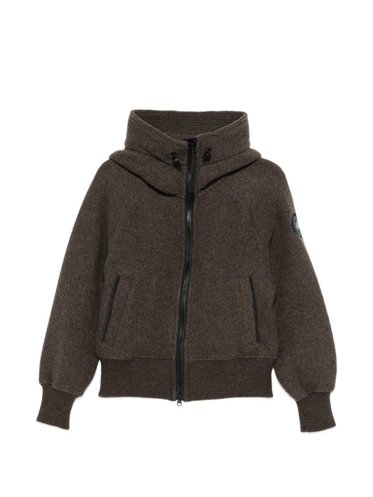 Chilliwack logo-patch bomber jacket