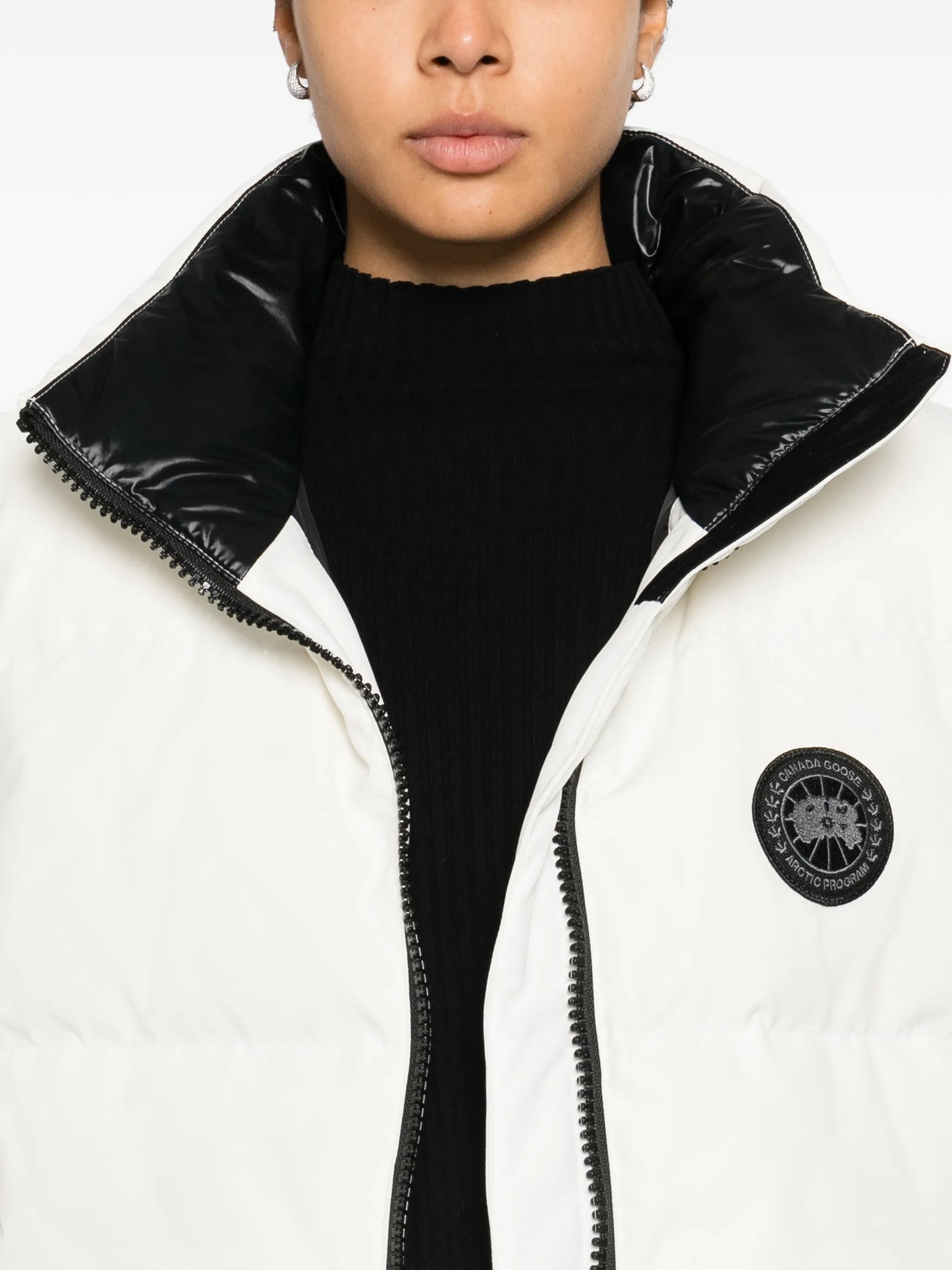 Grandview cropped padded gilet