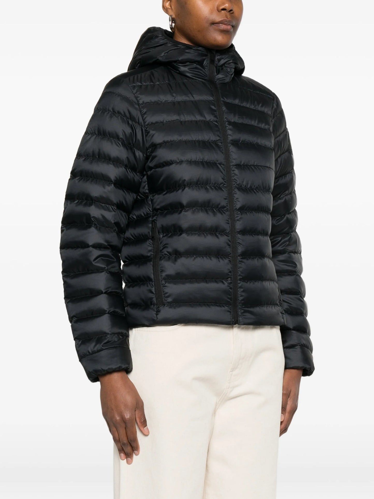 Aethera hooded quilted jacket