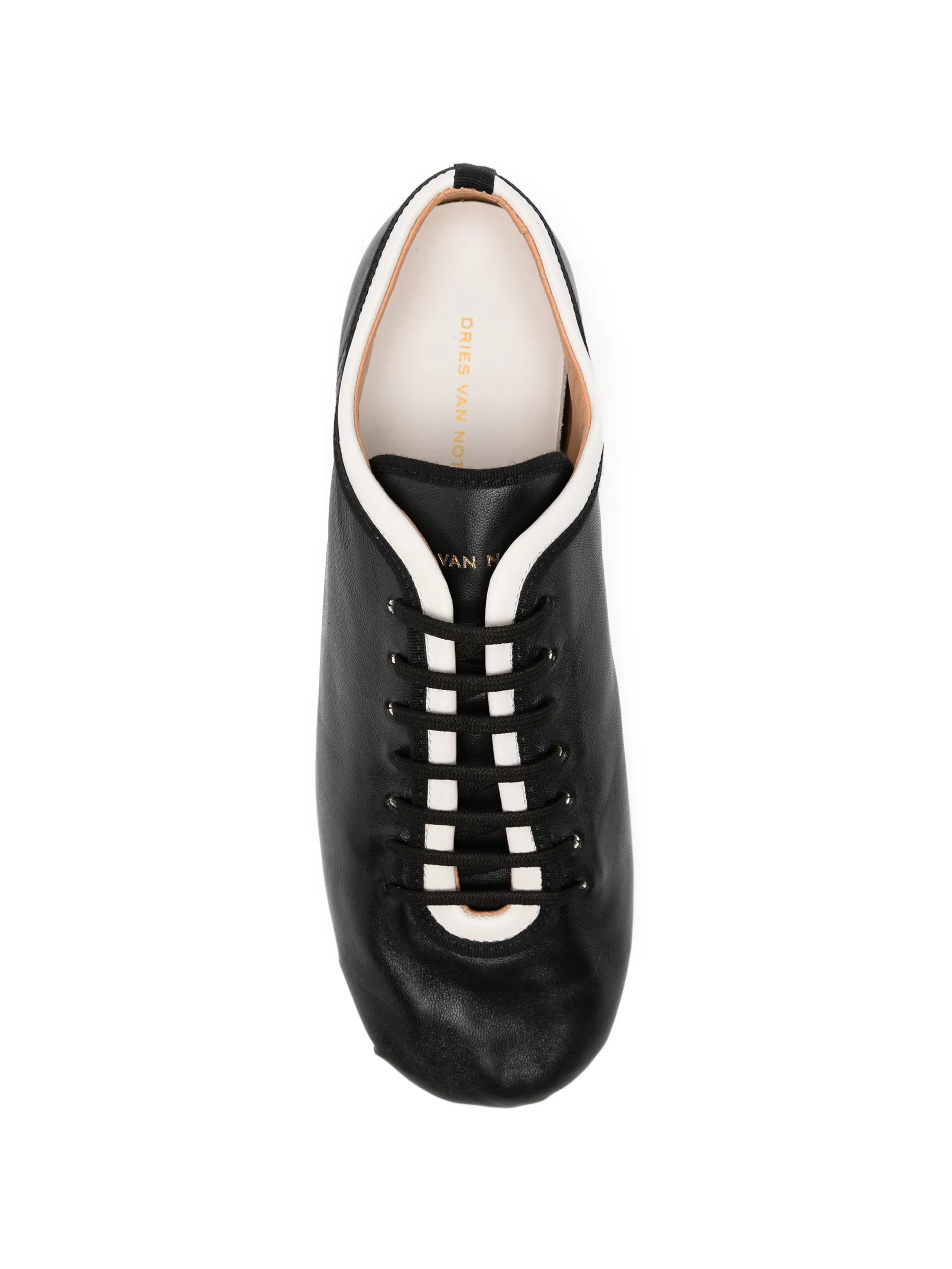 lace-up nappa-leather sneakers