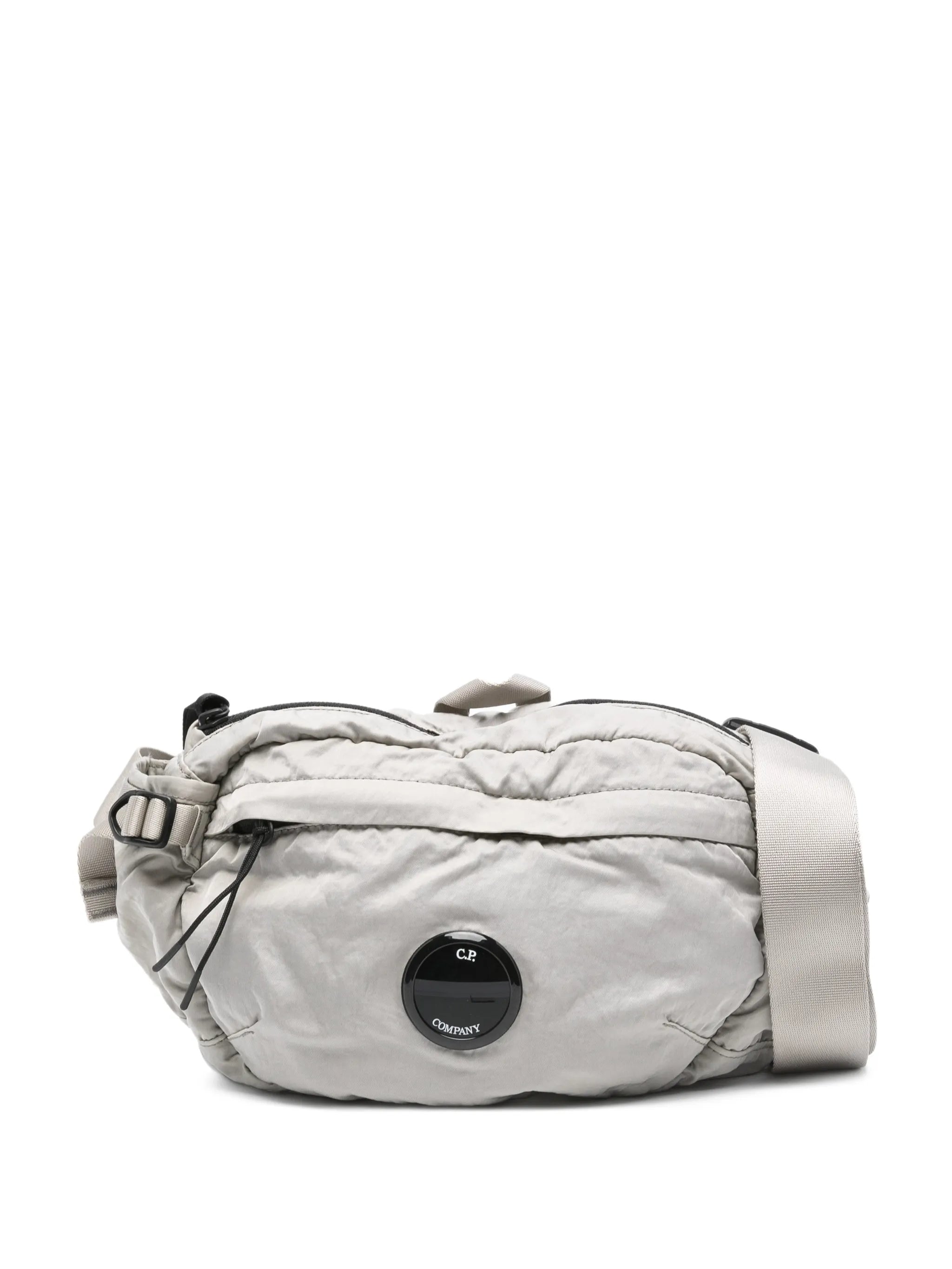 logo patch messenger bag