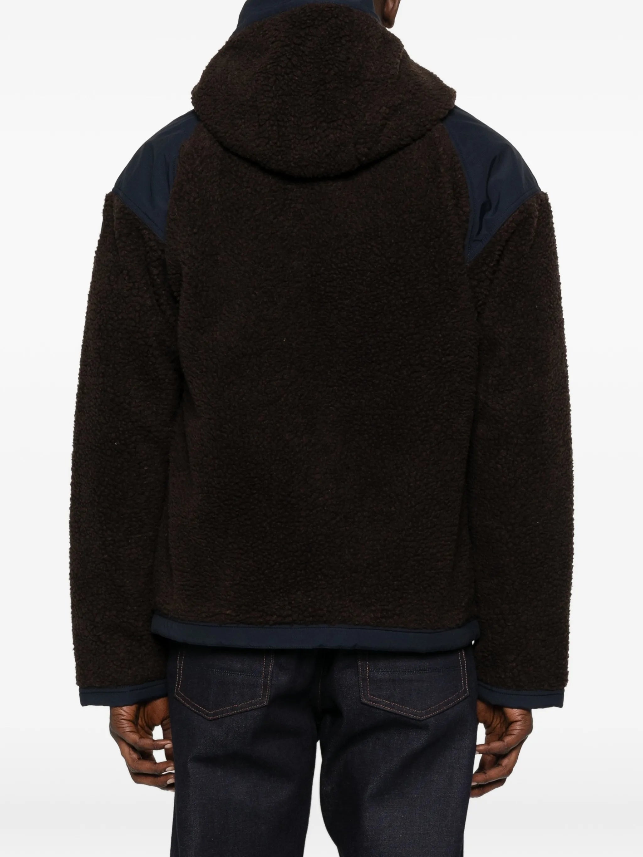 Alberni reversible fleece bomber jacket