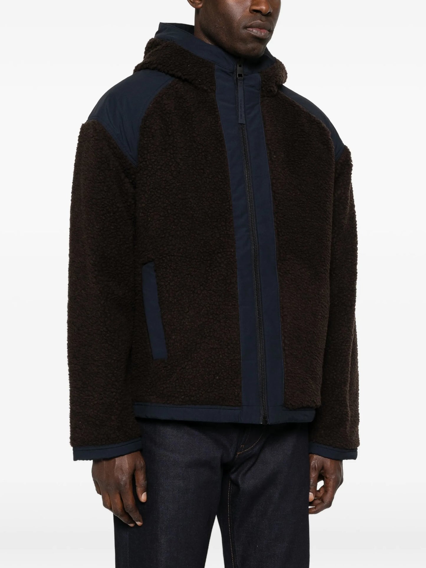 Alberni reversible fleece bomber jacket