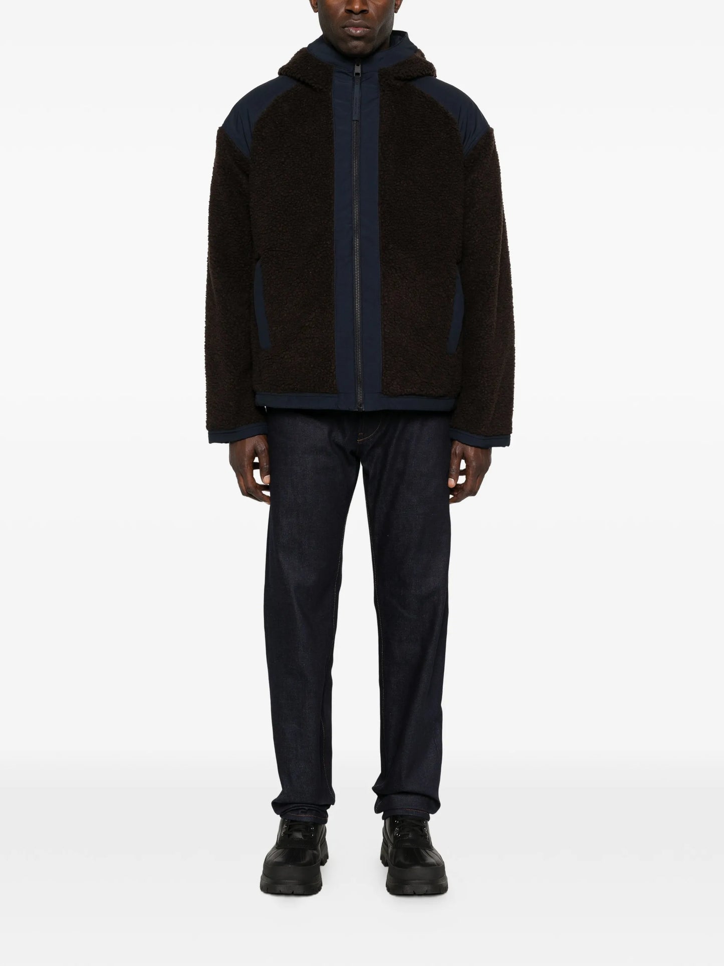 Alberni reversible fleece bomber jacket