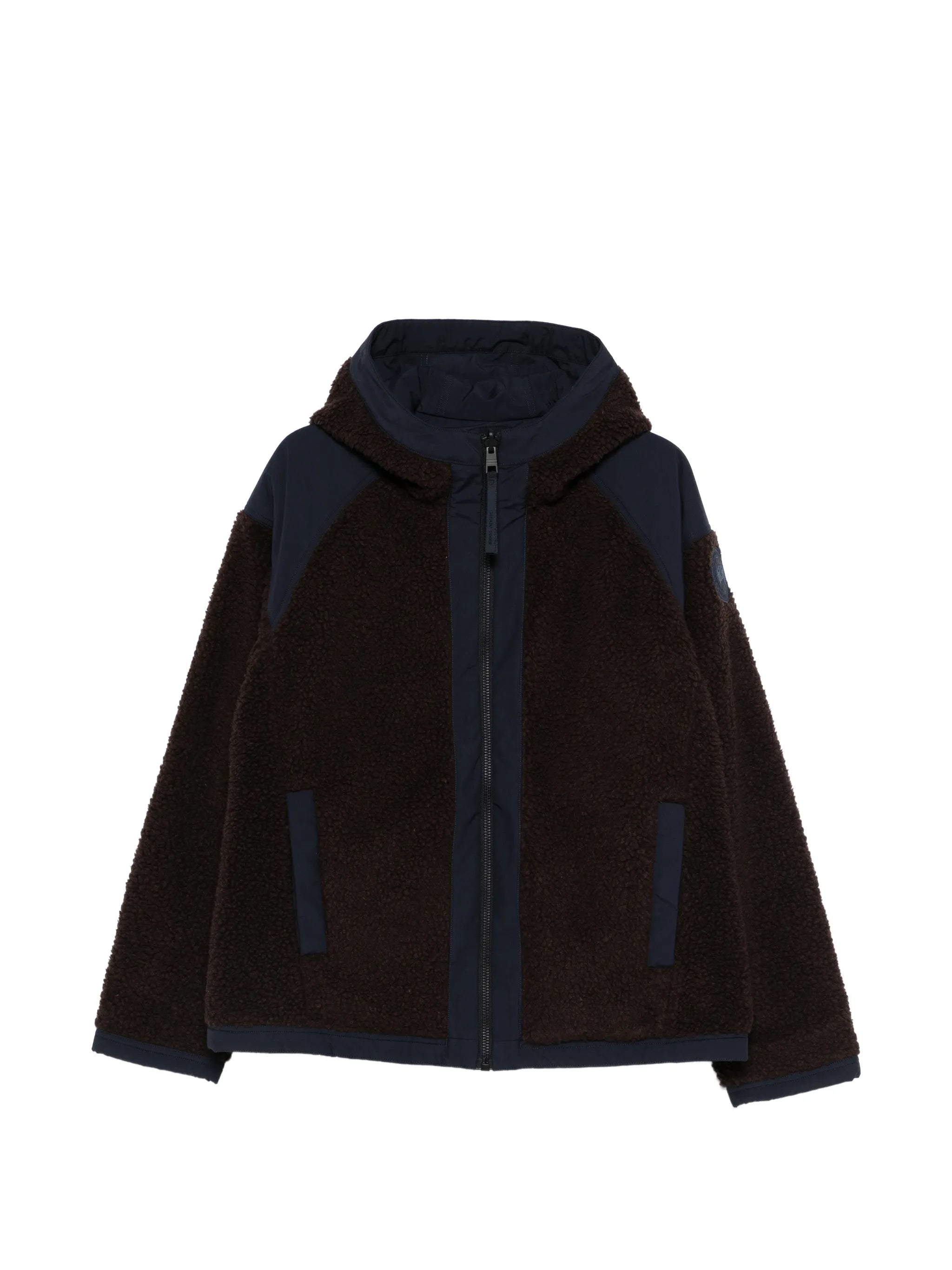 Alberni reversible fleece bomber jacket