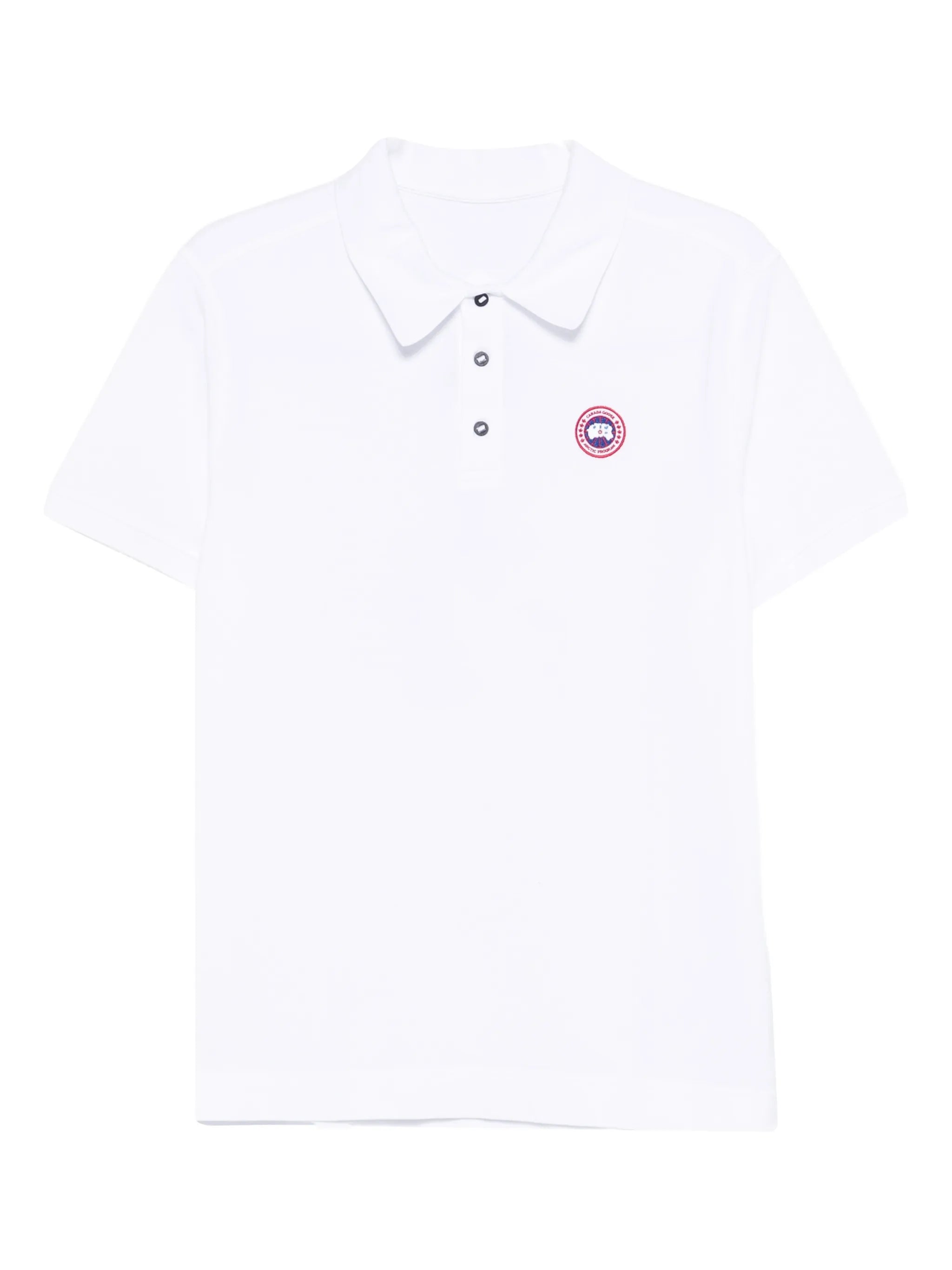 logo-patch polo shirt