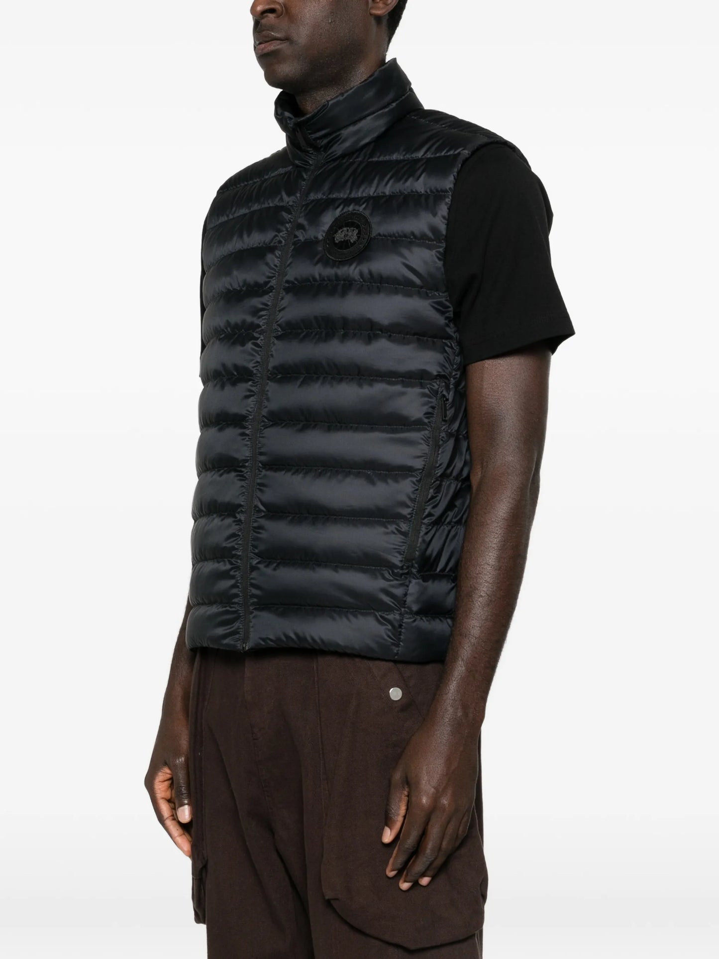padded zip-up gilet