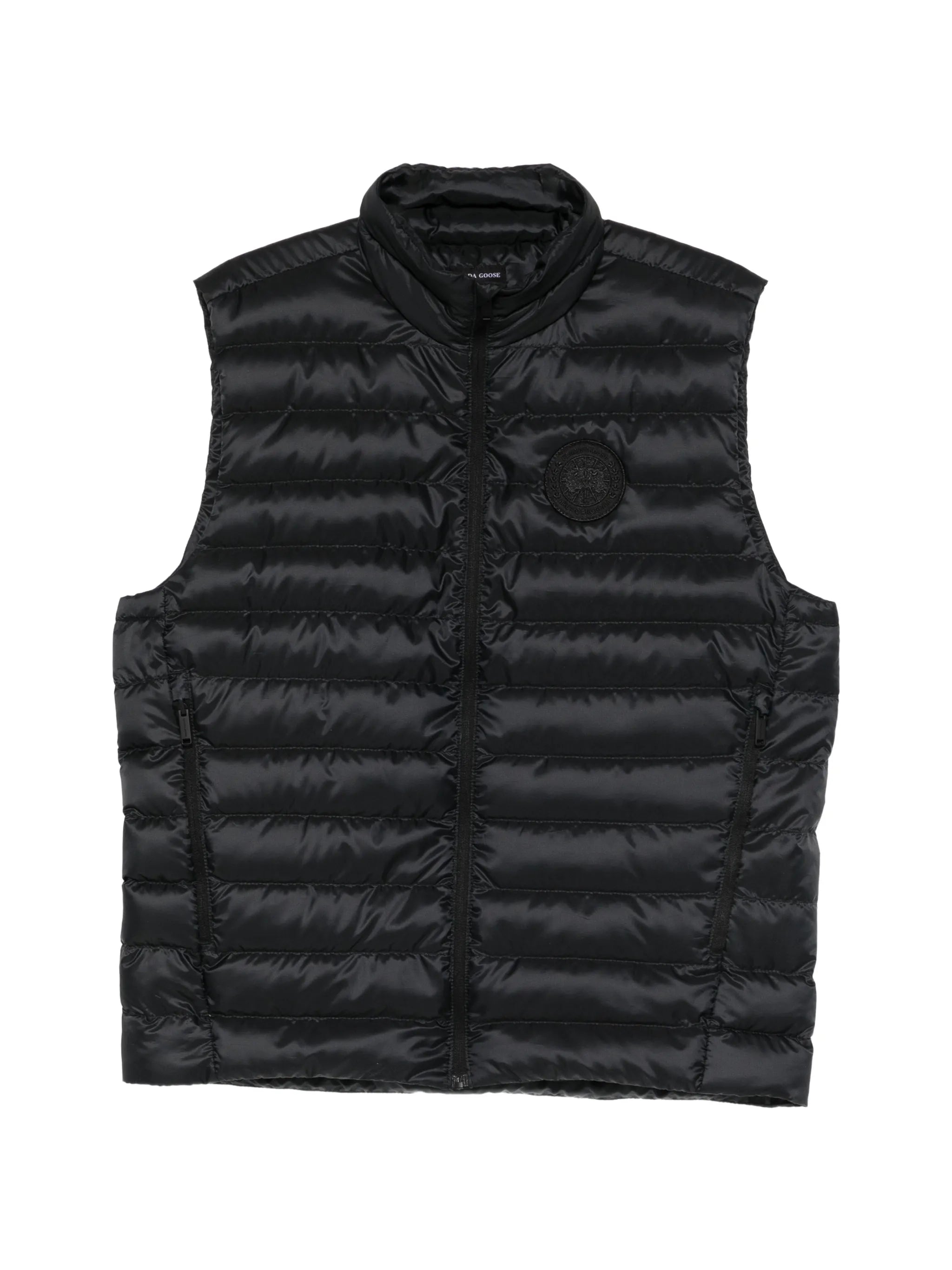 padded zip-up gilet