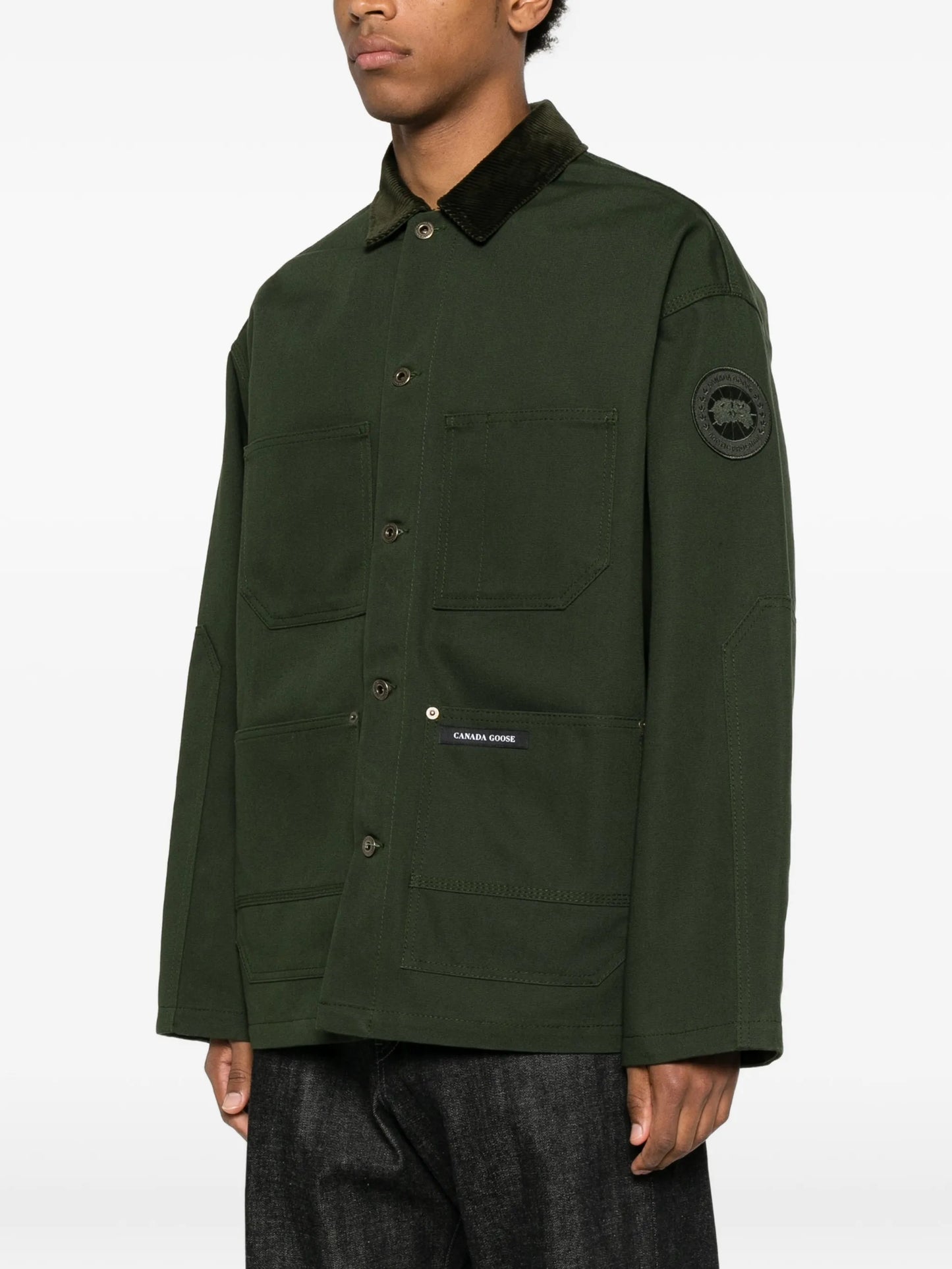 Beaumont corduroy-collar coat