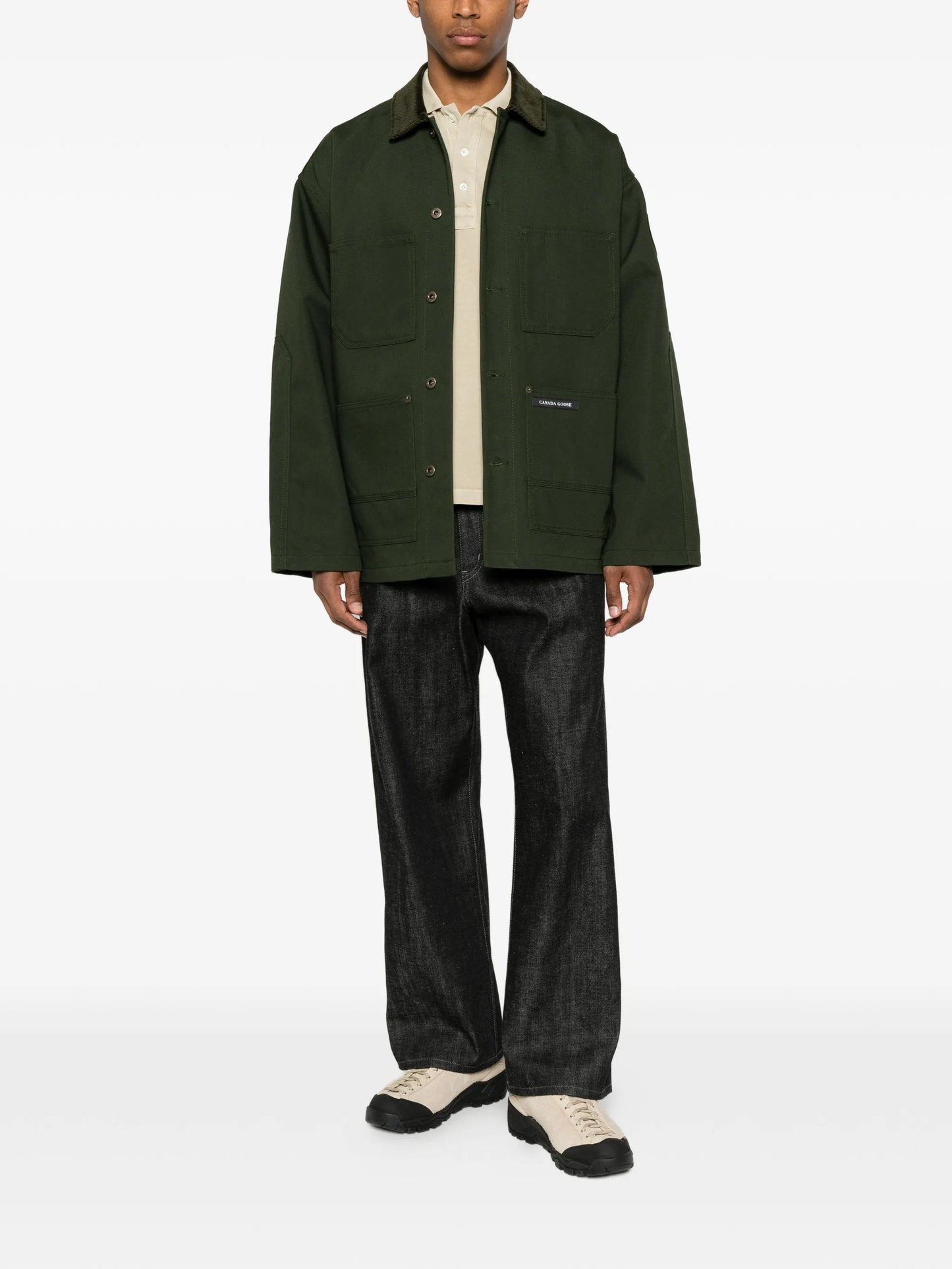 Beaumont corduroy-collar coat