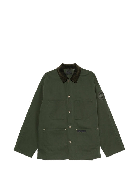 Beaumont corduroy-collar coat