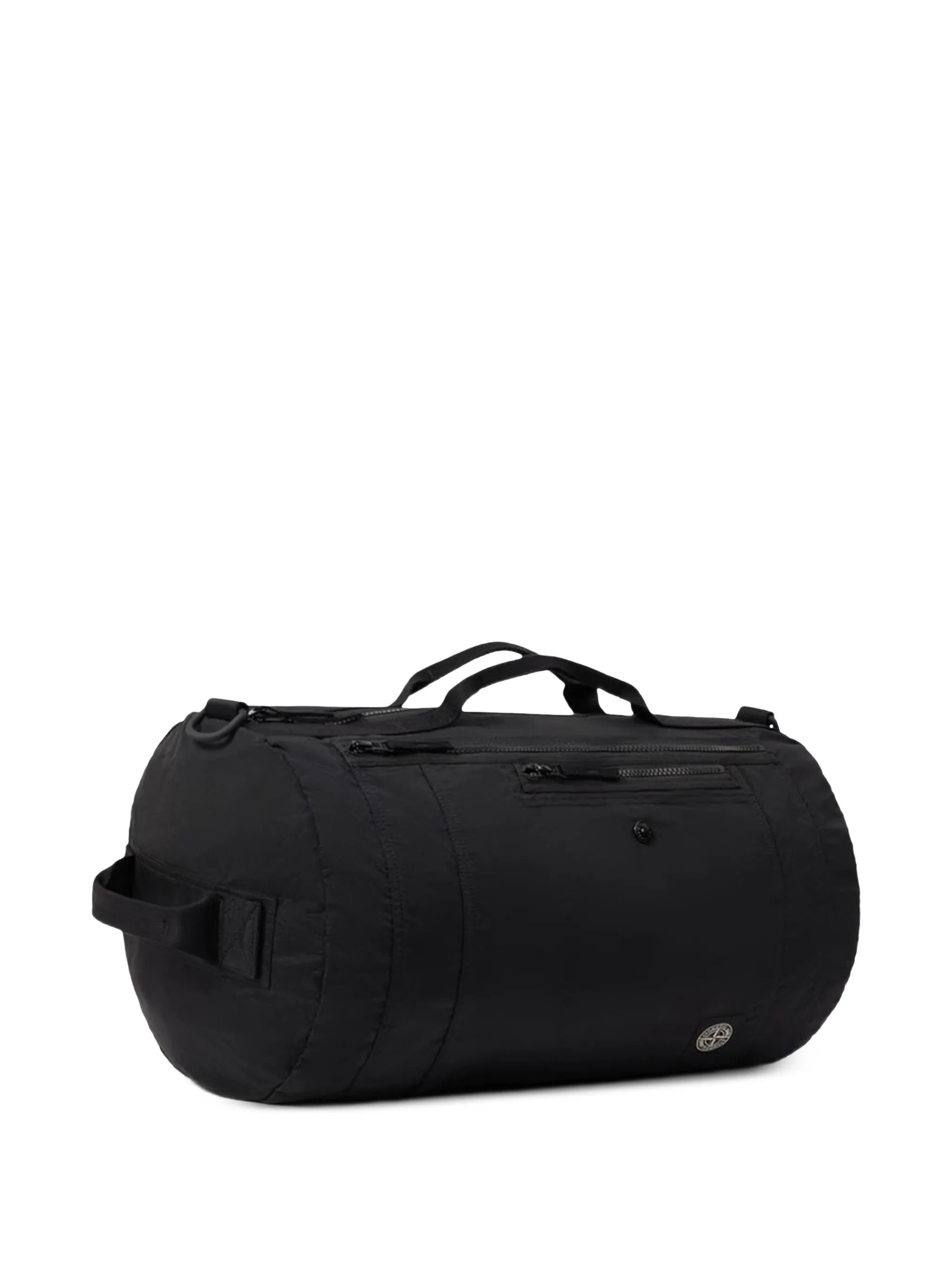 9200011 coated Nylon Metal in Econyl® duffle bag with removable strap