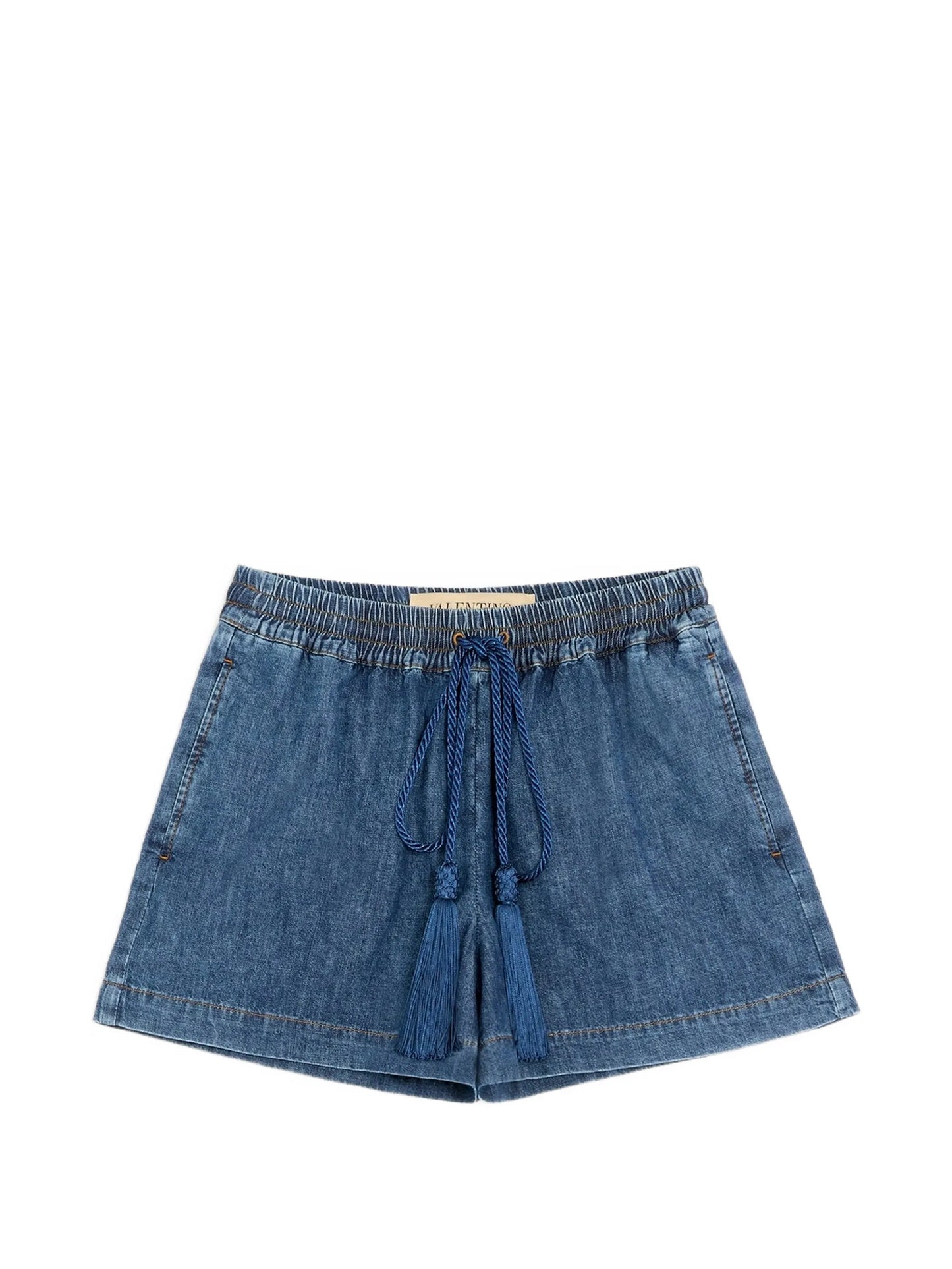 denim chambray shorts