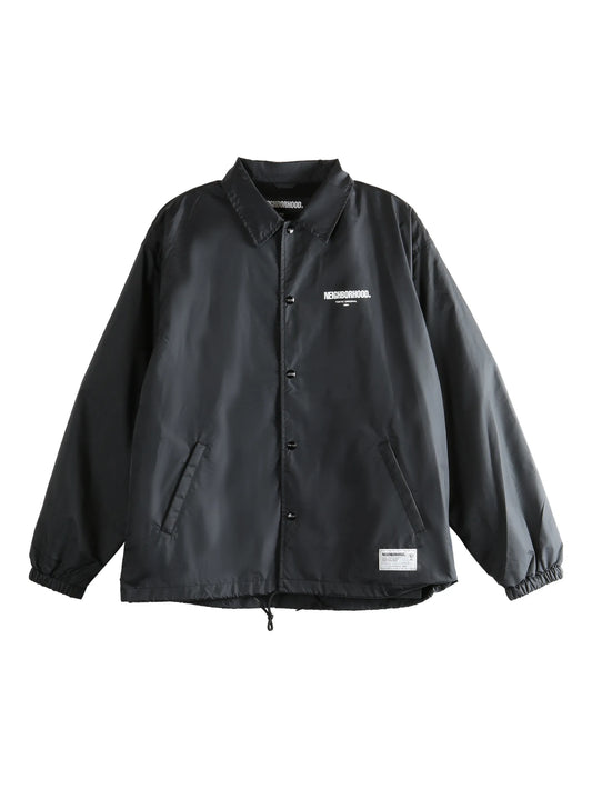 buttoned logo jacket