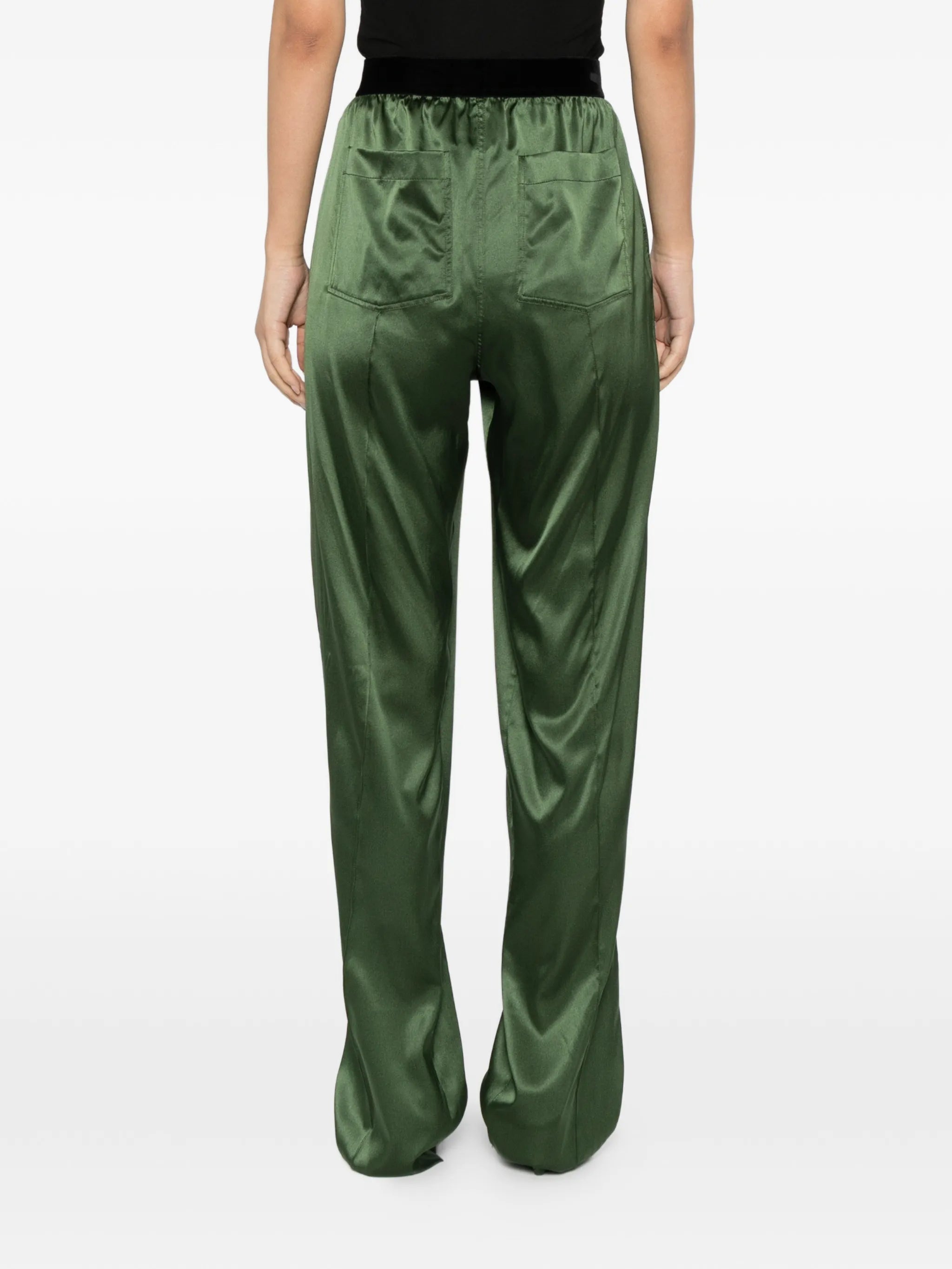 satin trousers