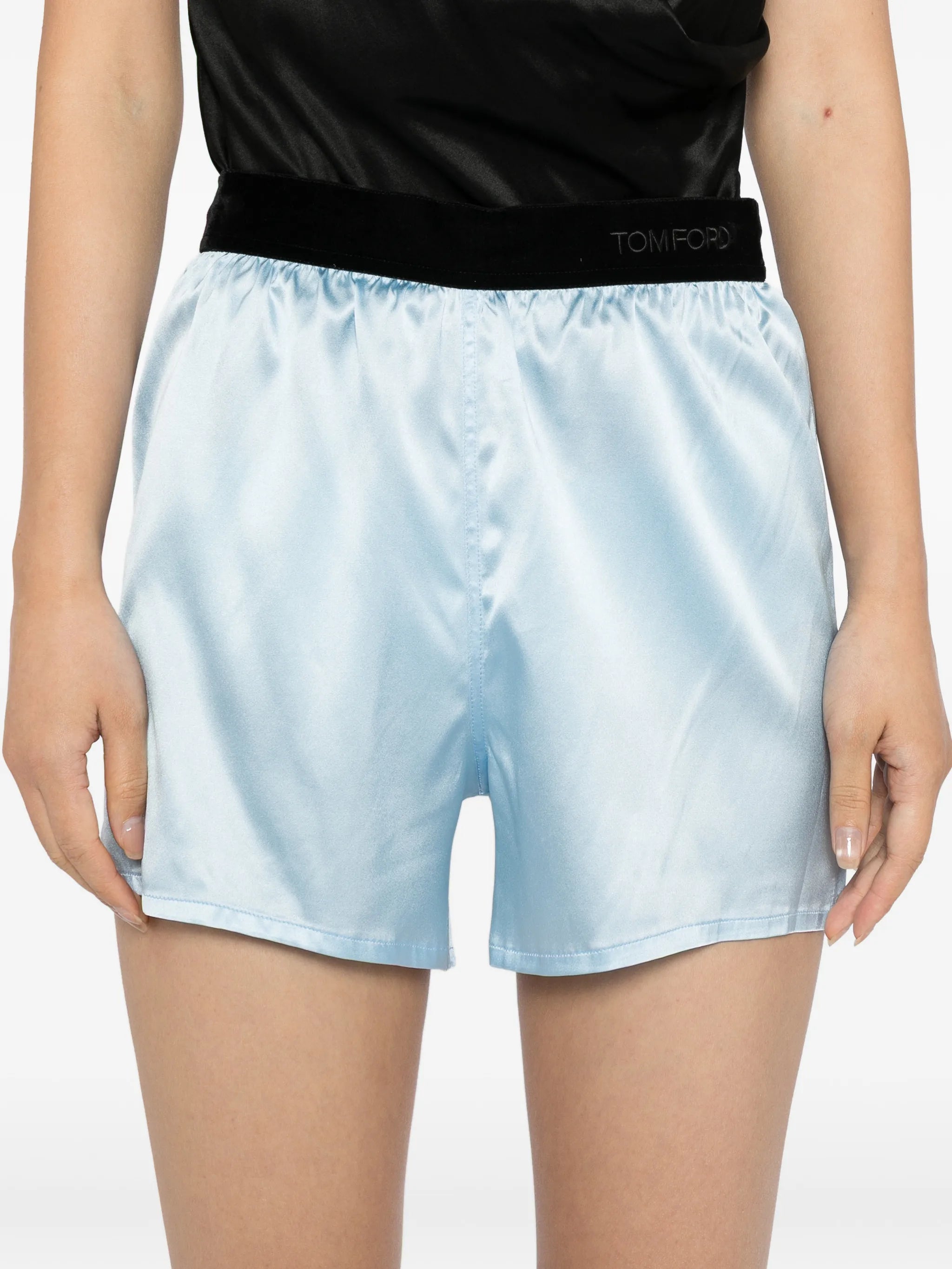 satin shorts