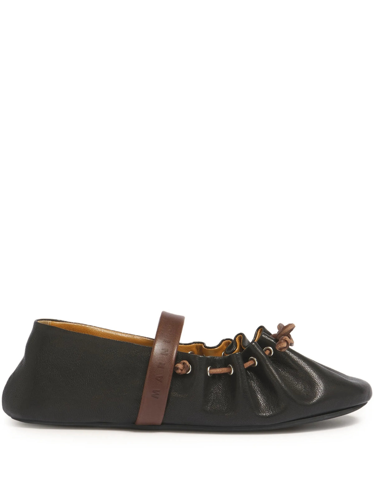 leather Mary Jane soft ballerinas