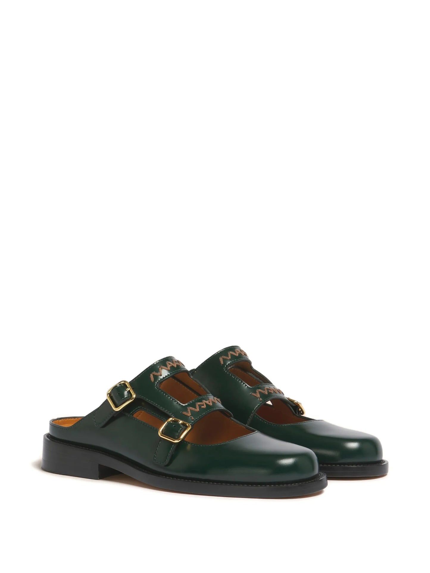 Bambi 3.0 buckle leather loafers