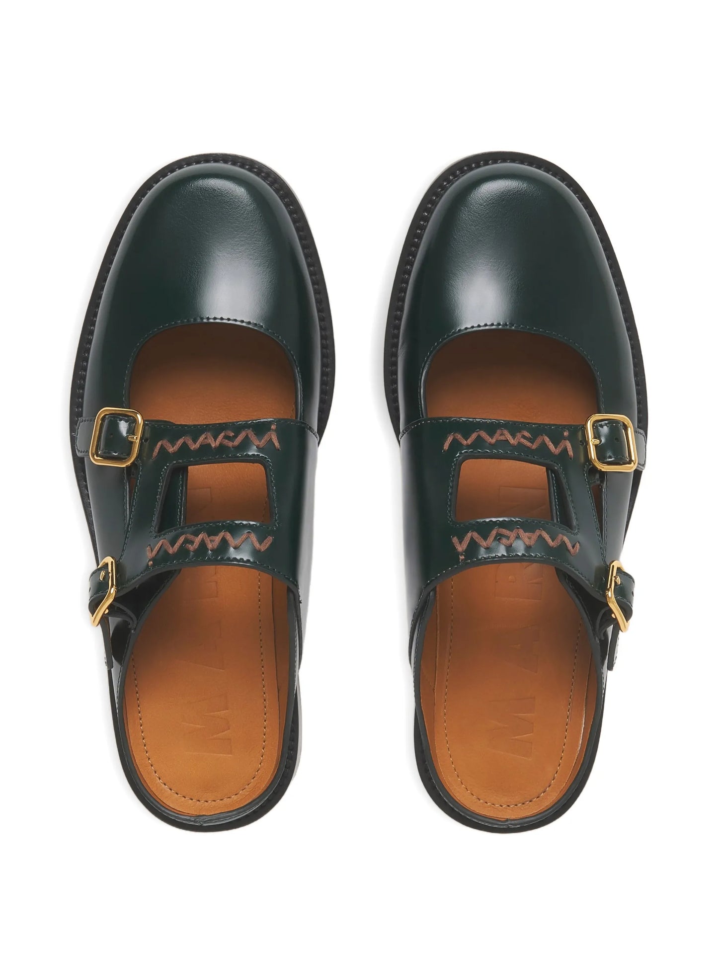 Bambi 3.0 buckle leather loafers